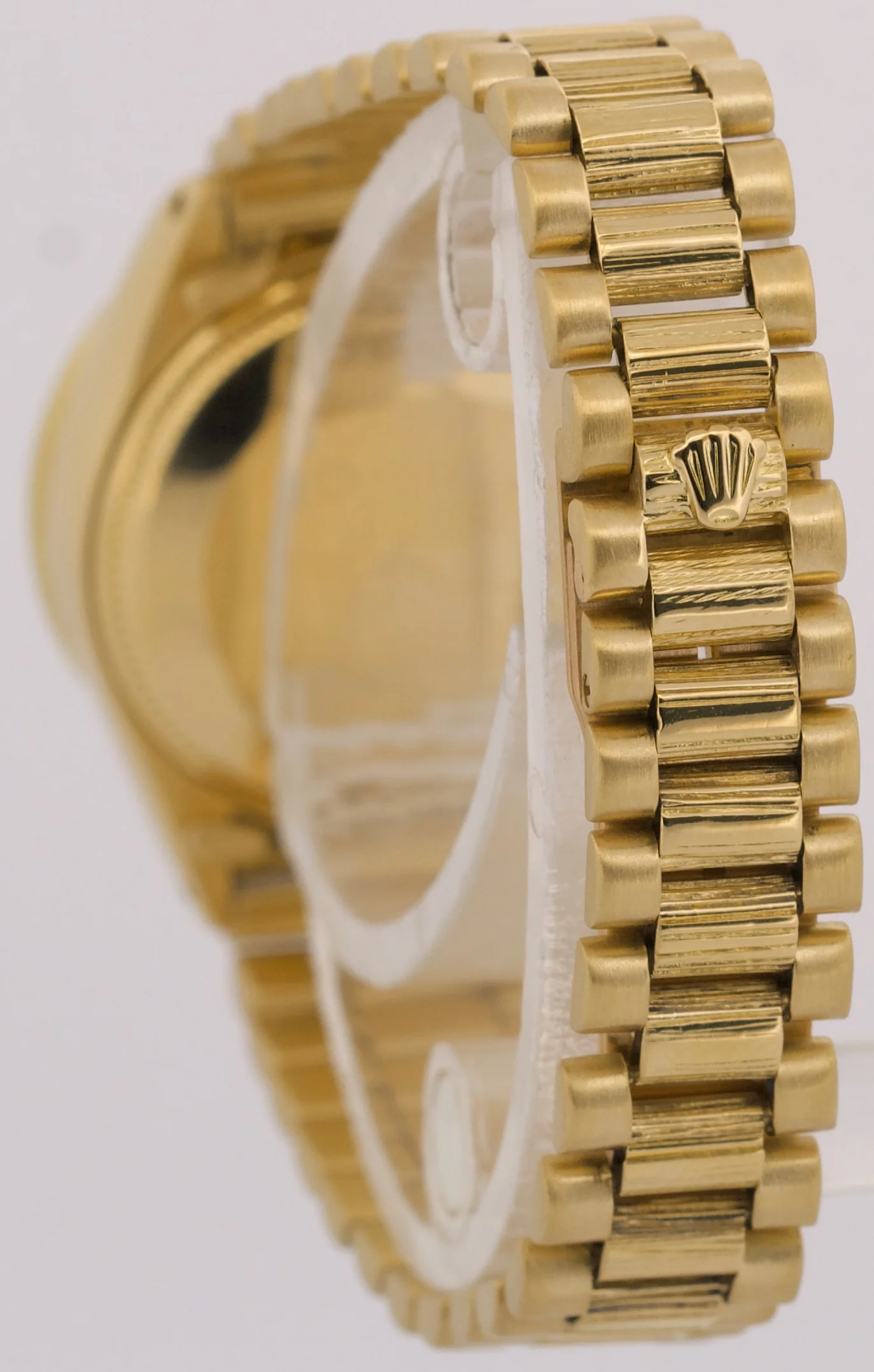Rolex DateJust President 26mm CHAMPAGNE DIAMOND 18K Yellow Gold BARK 6917 BOX - Image 5