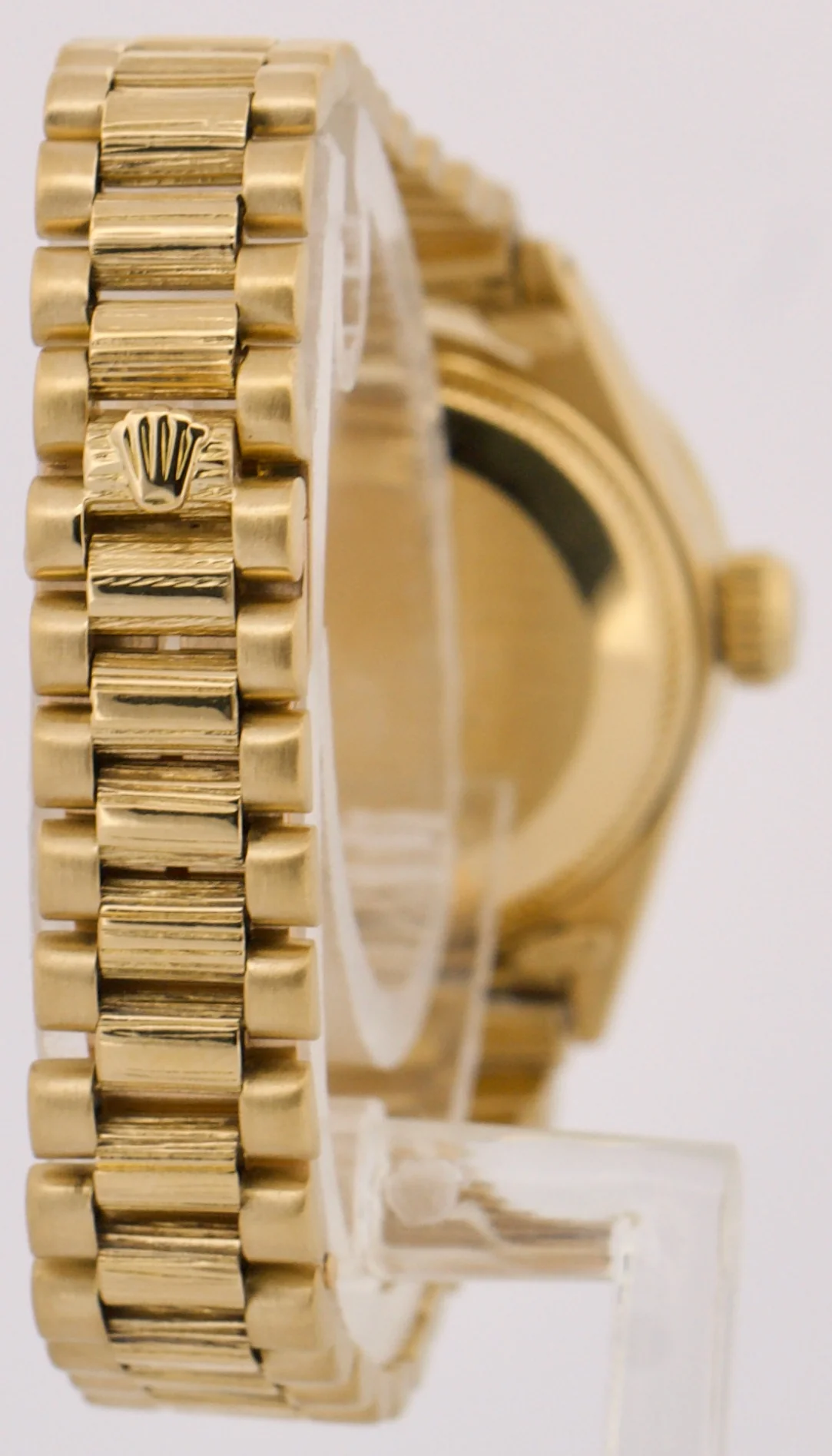 Rolex DateJust President 26mm CHAMPAGNE DIAMOND 18K Yellow Gold BARK 6917 BOX - Image 6