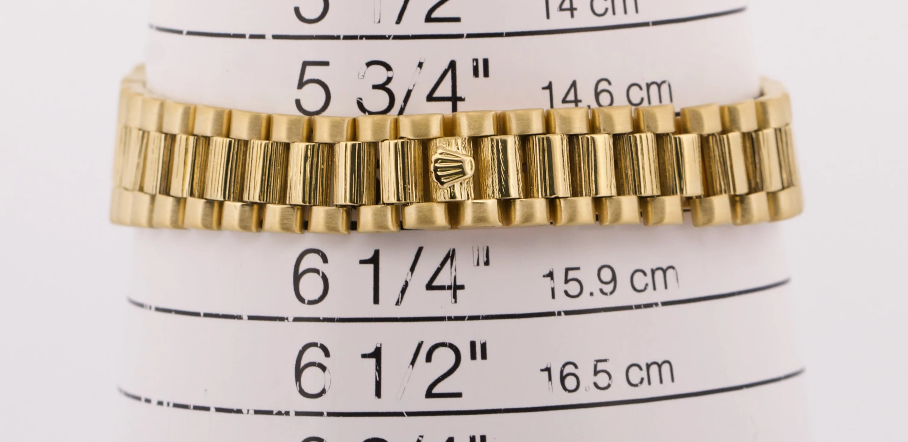 Rolex DateJust President 26mm CHAMPAGNE DIAMOND 18K Yellow Gold BARK 6917 BOX - Image 9