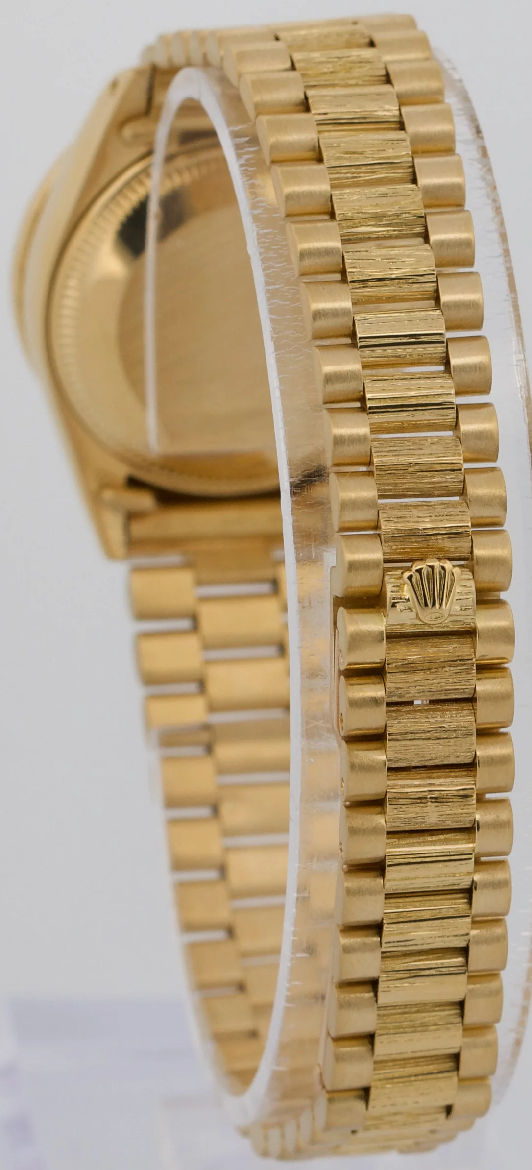 Rolex DateJust President 26mm CHAMPAGNE DIAMOND 18K Yellow Gold BARK 6917 Watch - Image 5