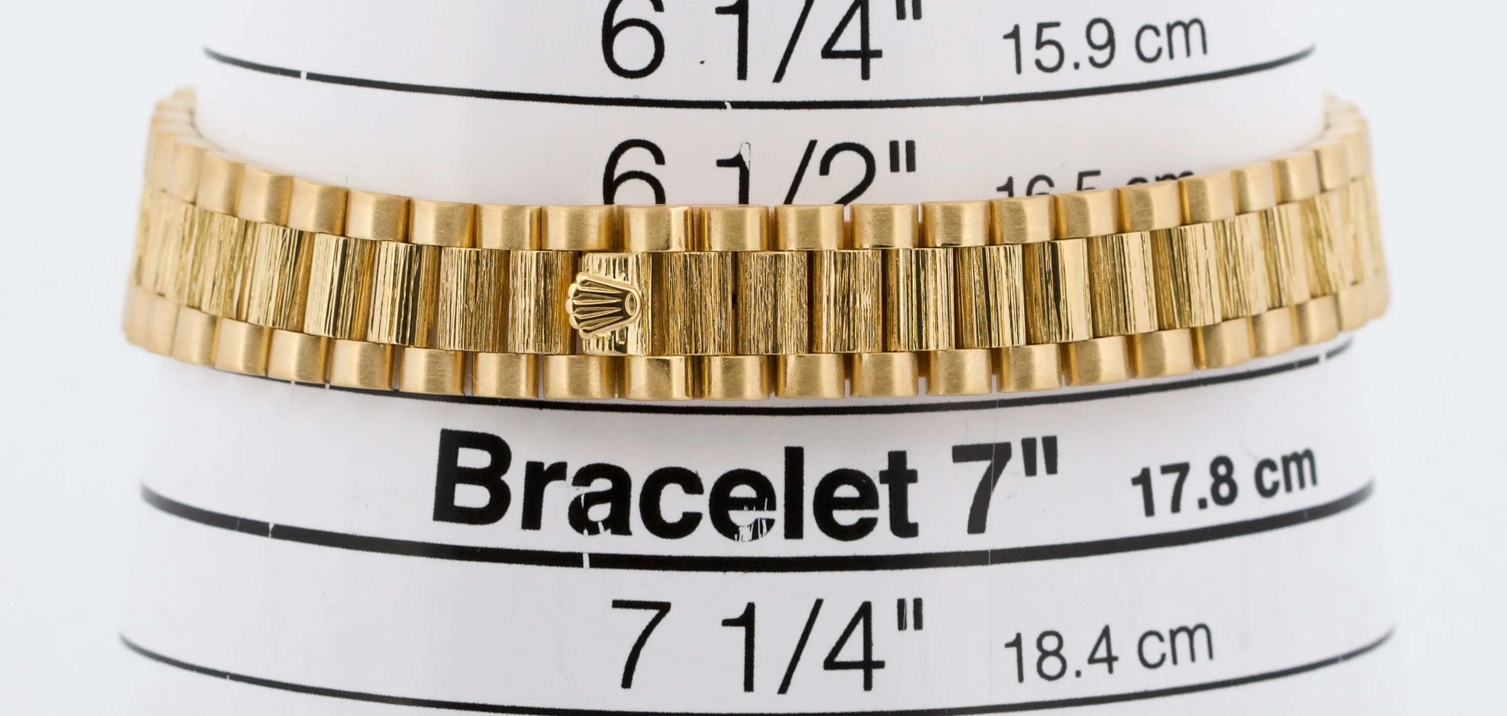 Rolex DateJust President 26mm CHAMPAGNE DIAMOND 18K Yellow Gold BARK 6917 Watch - Image 9