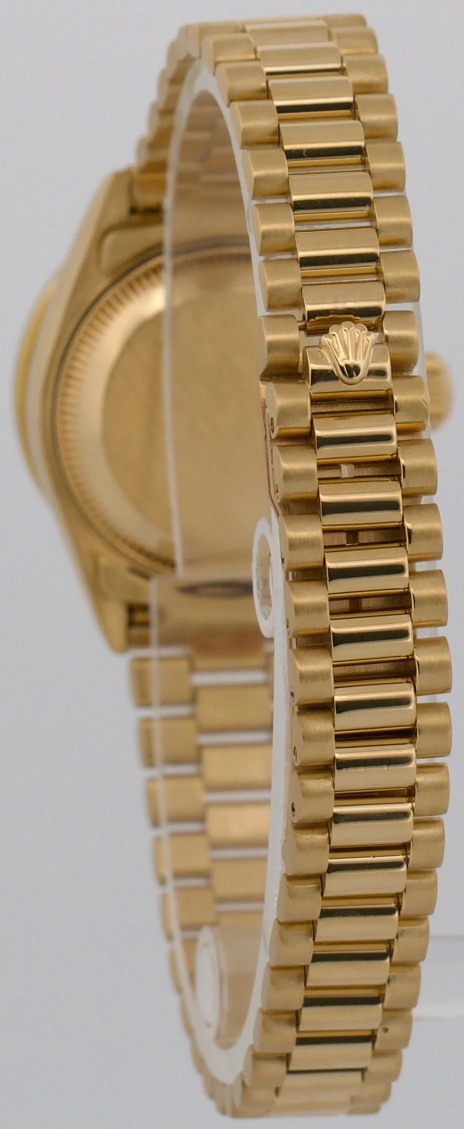 Rolex DateJust President 26mm CREAM ROMAN 18K Yellow Gold DIAMOND 79178 BOX - Image 5