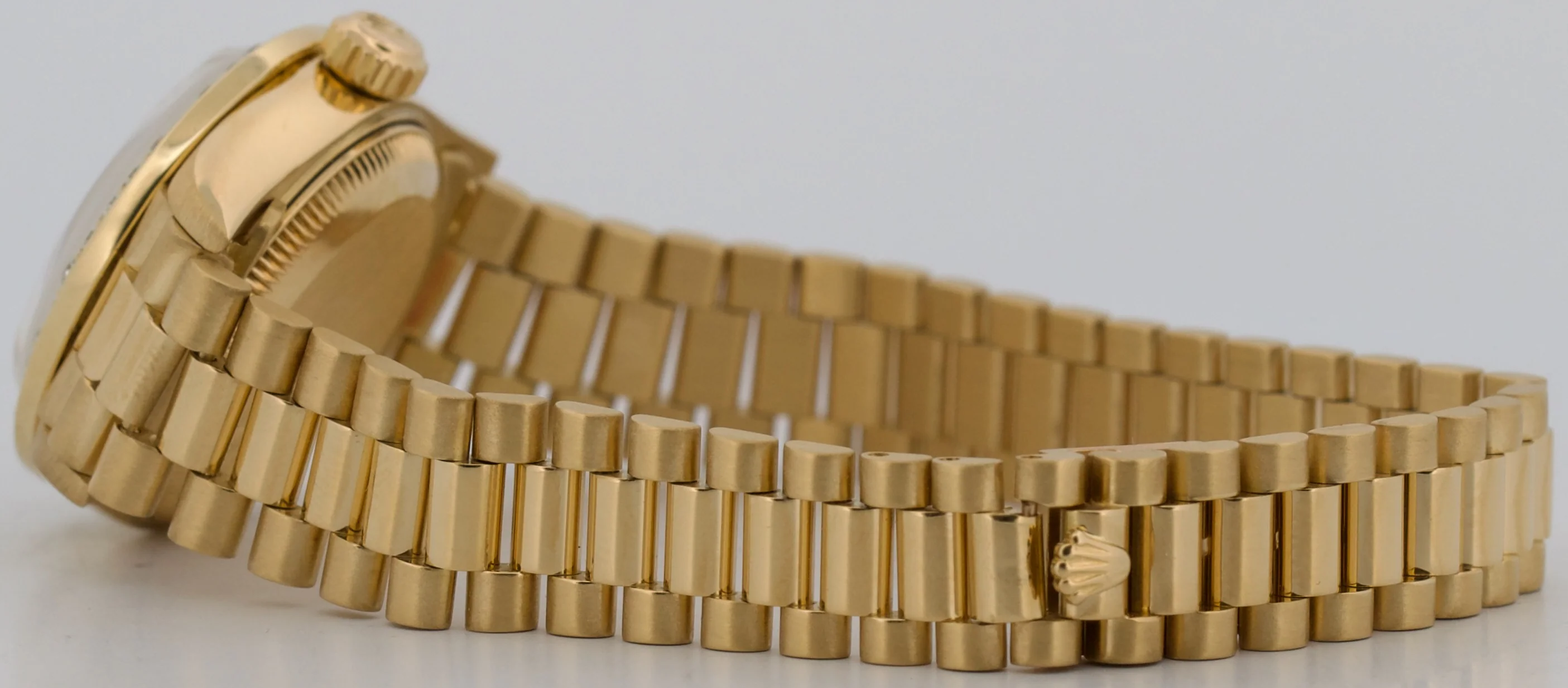 Rolex DateJust President 26mm CREAM ROMAN 18K Yellow Gold DIAMOND 79178 BOX - Image 7