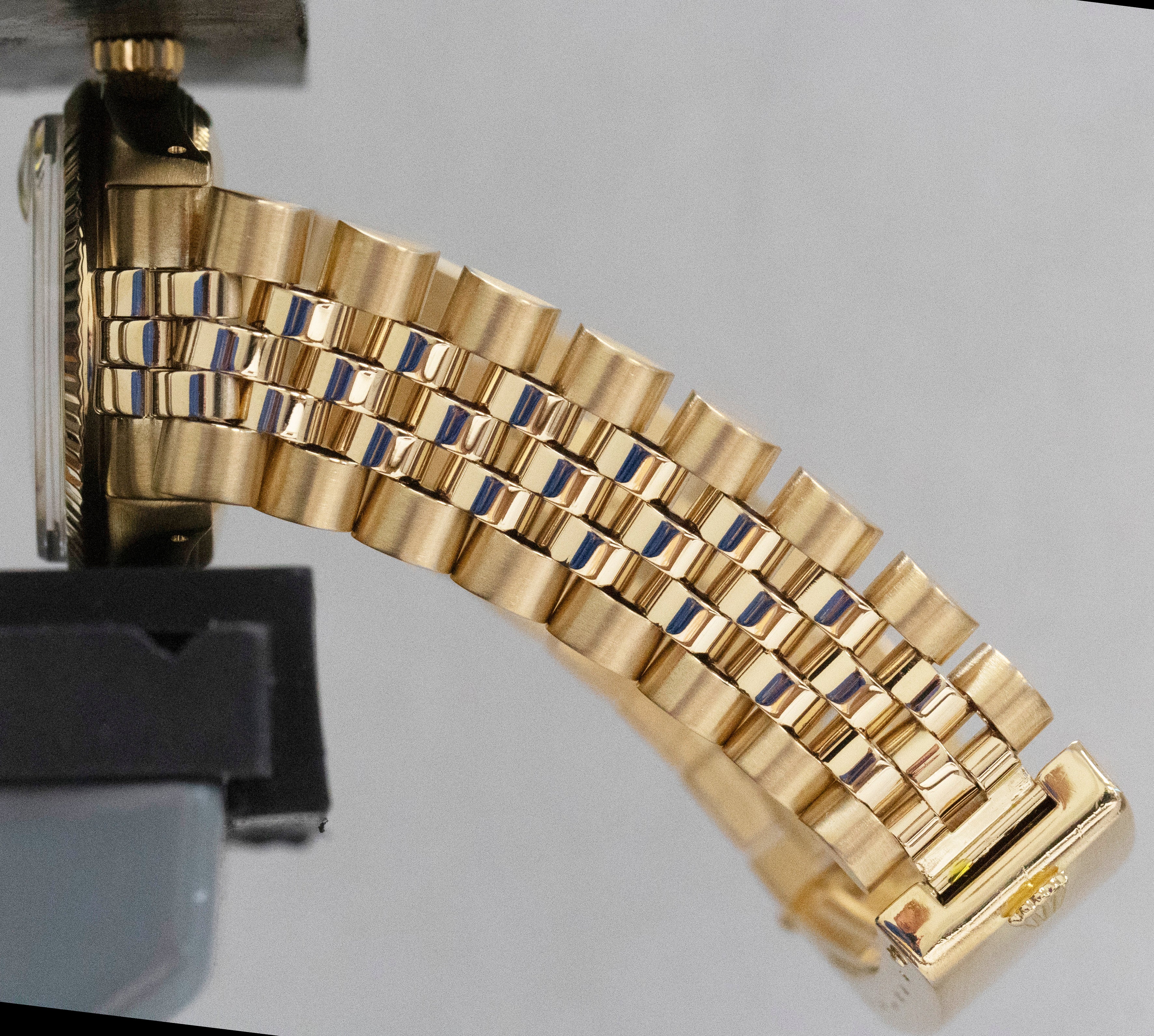 Rolex DateJust President 31mm Champagne Jubilee 18K Yellow Gold 6827 Watch - Image 10
