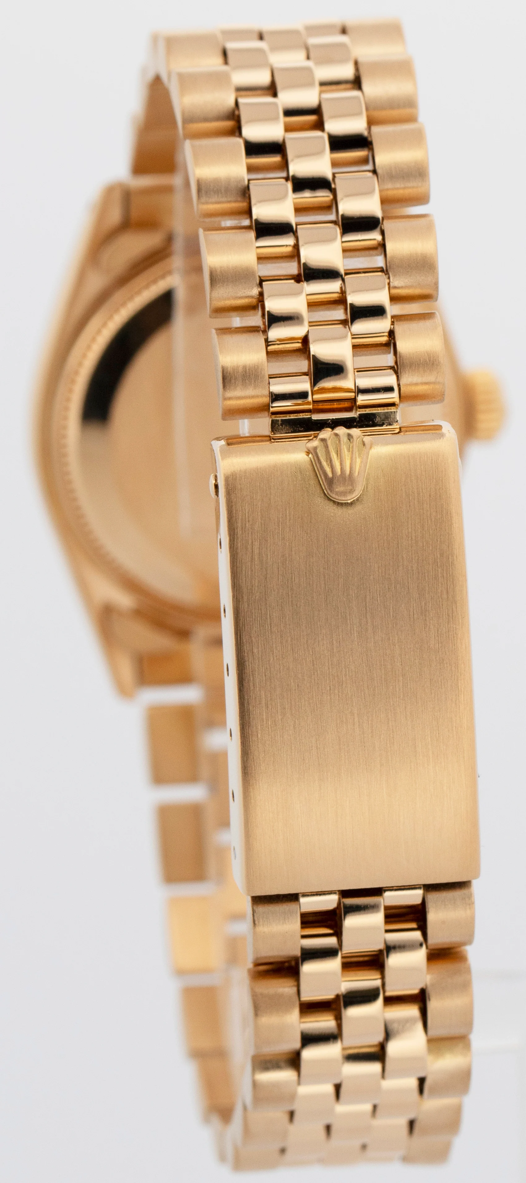 Rolex DateJust President 31mm Champagne Jubilee 18K Yellow Gold 6827 Watch - Image 9