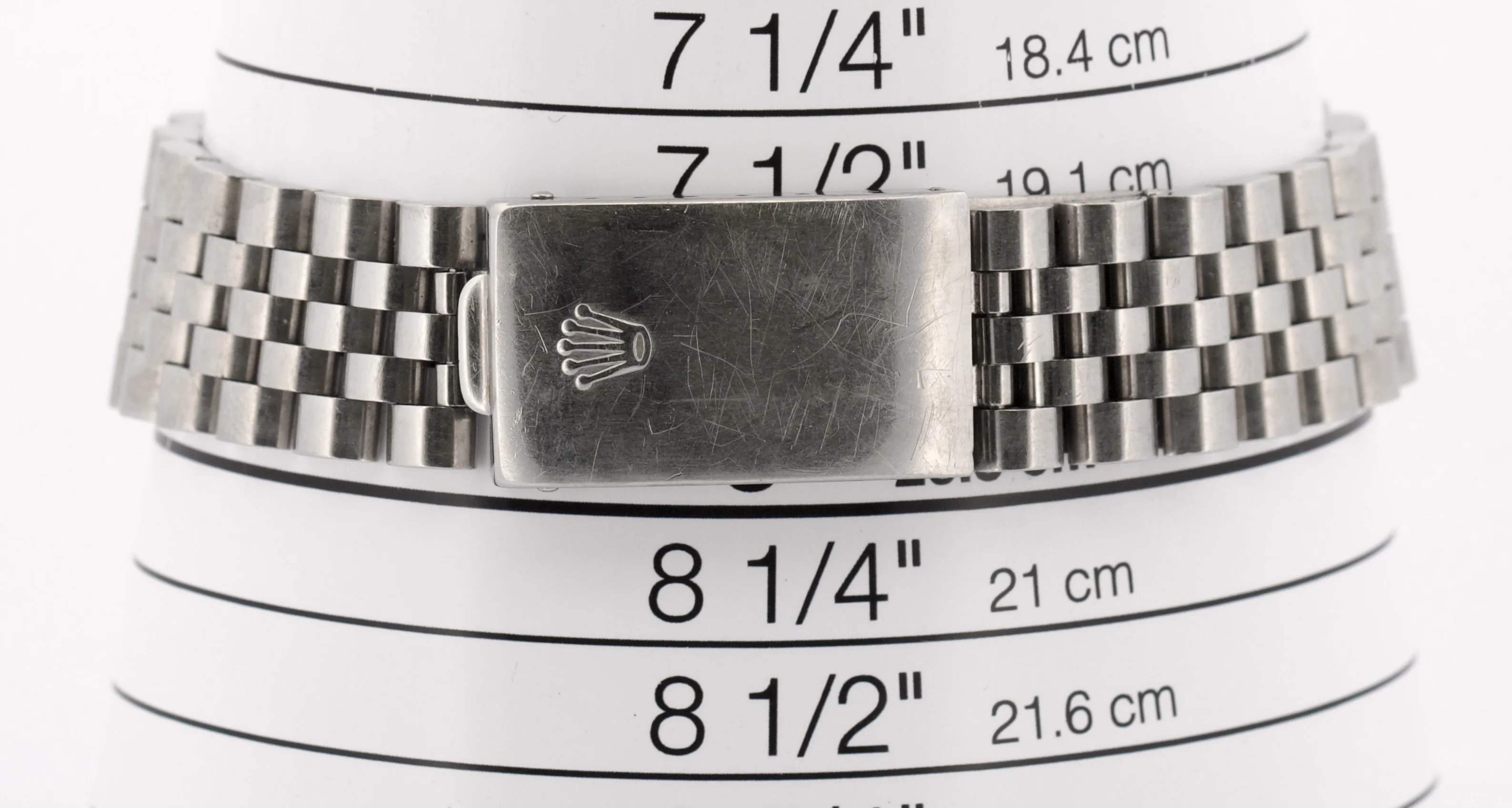 Rolex DateJust SILVER LINEN 36mm Stainless Steel 18K White Gold JUBILEE 16234 - Image 8