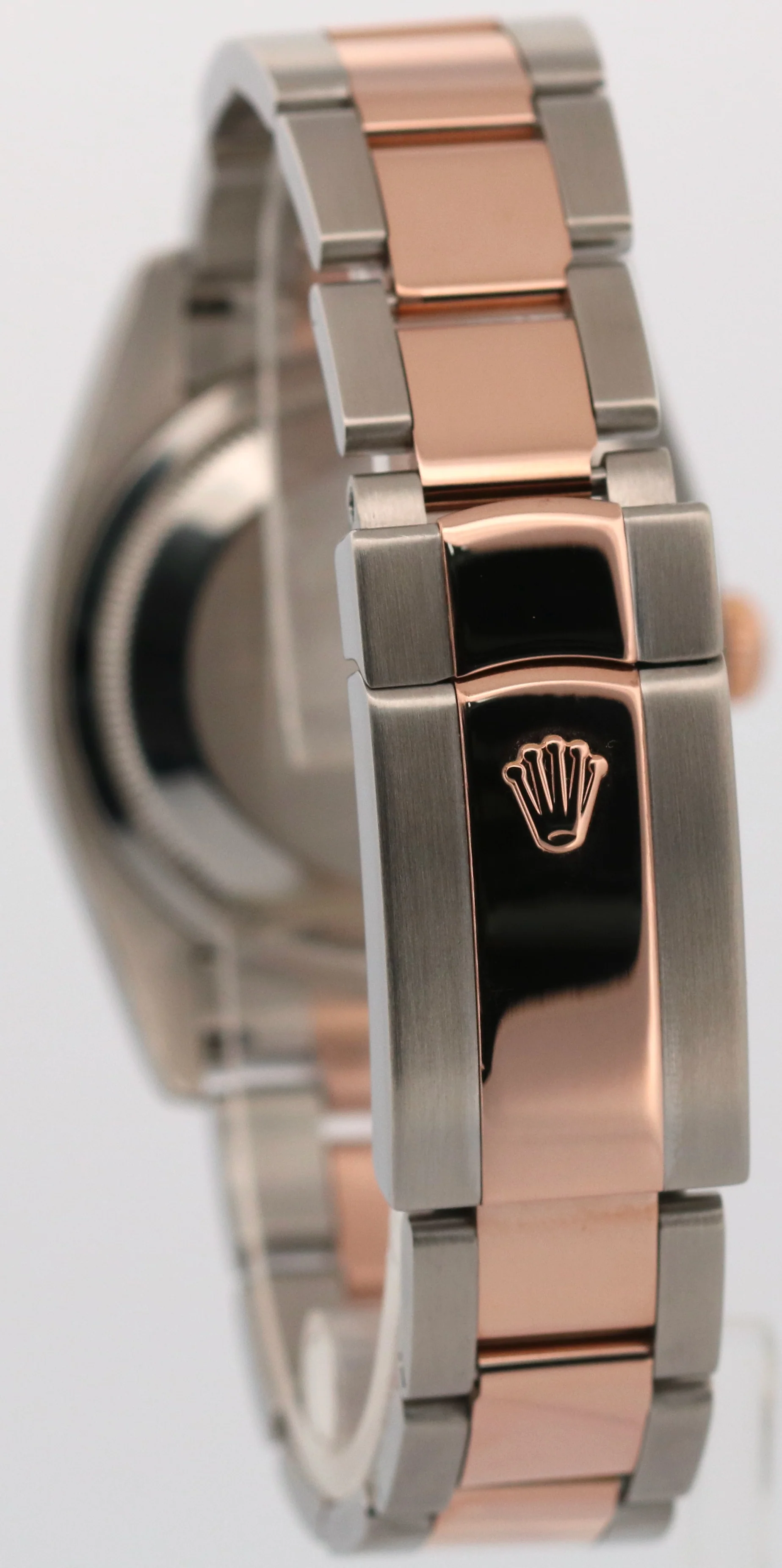 Rolex DateJust Turn-O-Graph 36mm SILVER Two-Tone 18K Rose Gold Watch 116261 - Image 5
