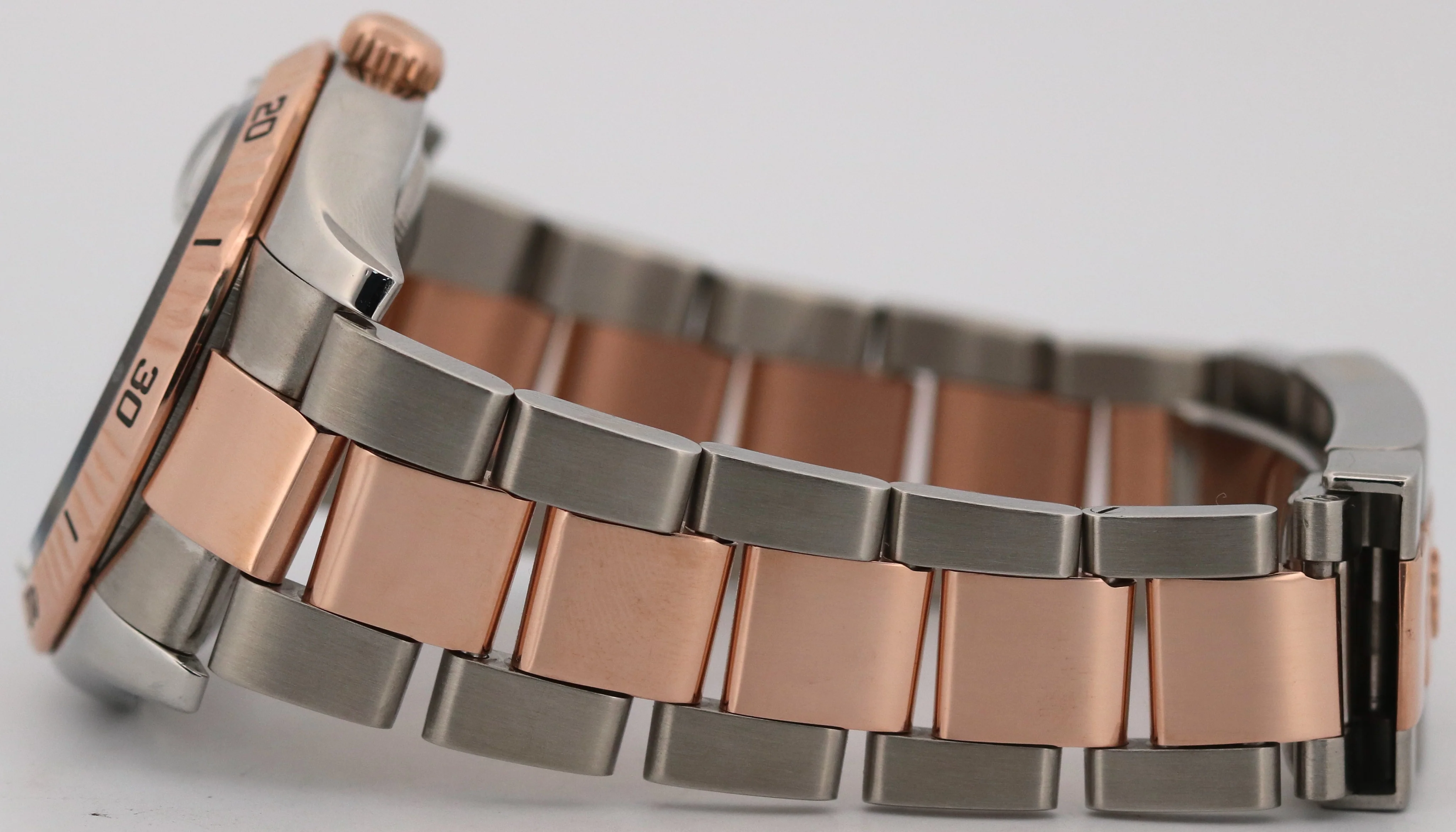 Rolex DateJust Turn-O-Graph 36mm SILVER Two-Tone 18K Rose Gold Watch 116261 - Image 7