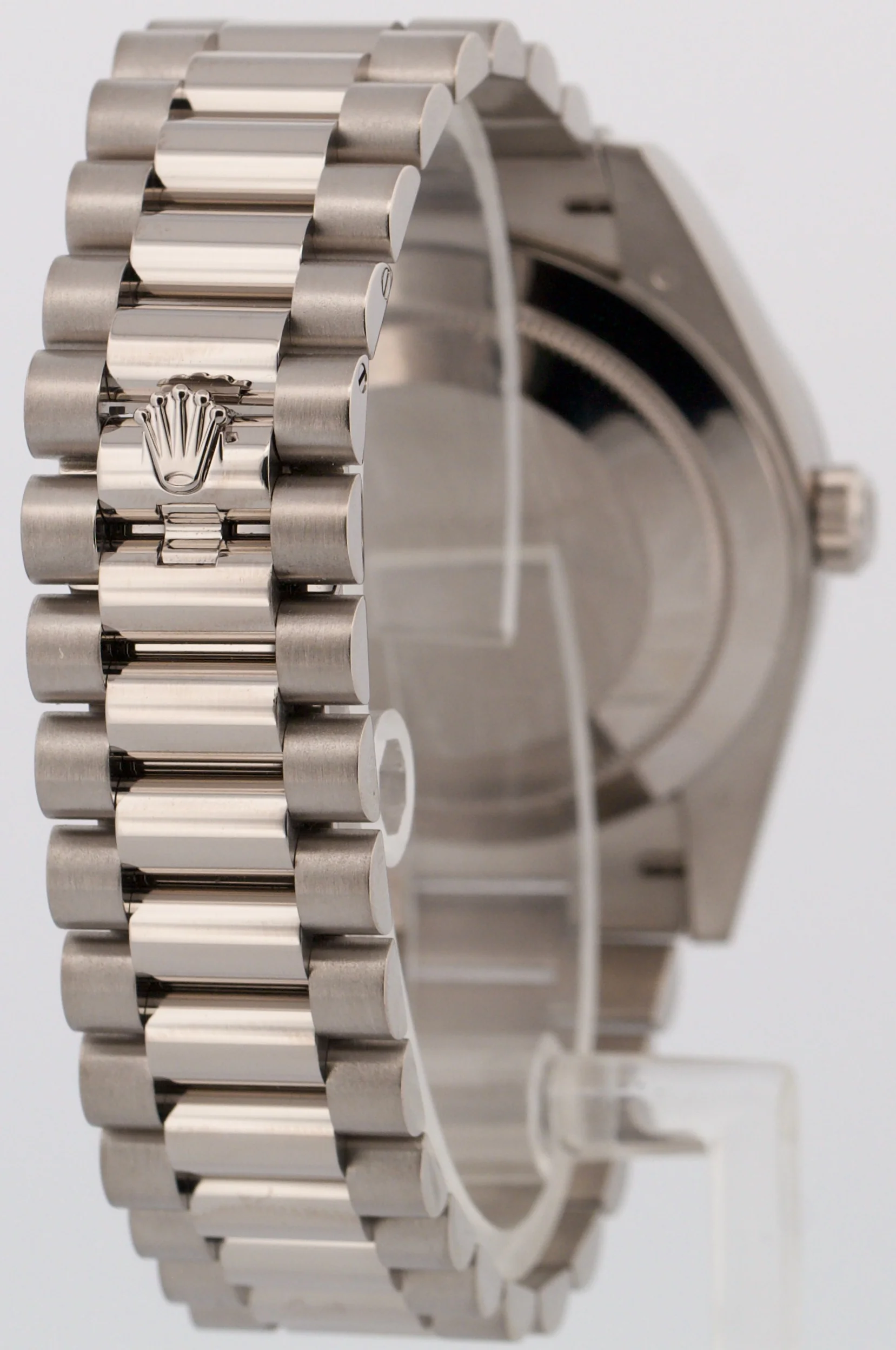 Rolex Day-Date 40mm OLIVE ROMAN Green President 18K White Gold 228239 Watch BOX - Image 6