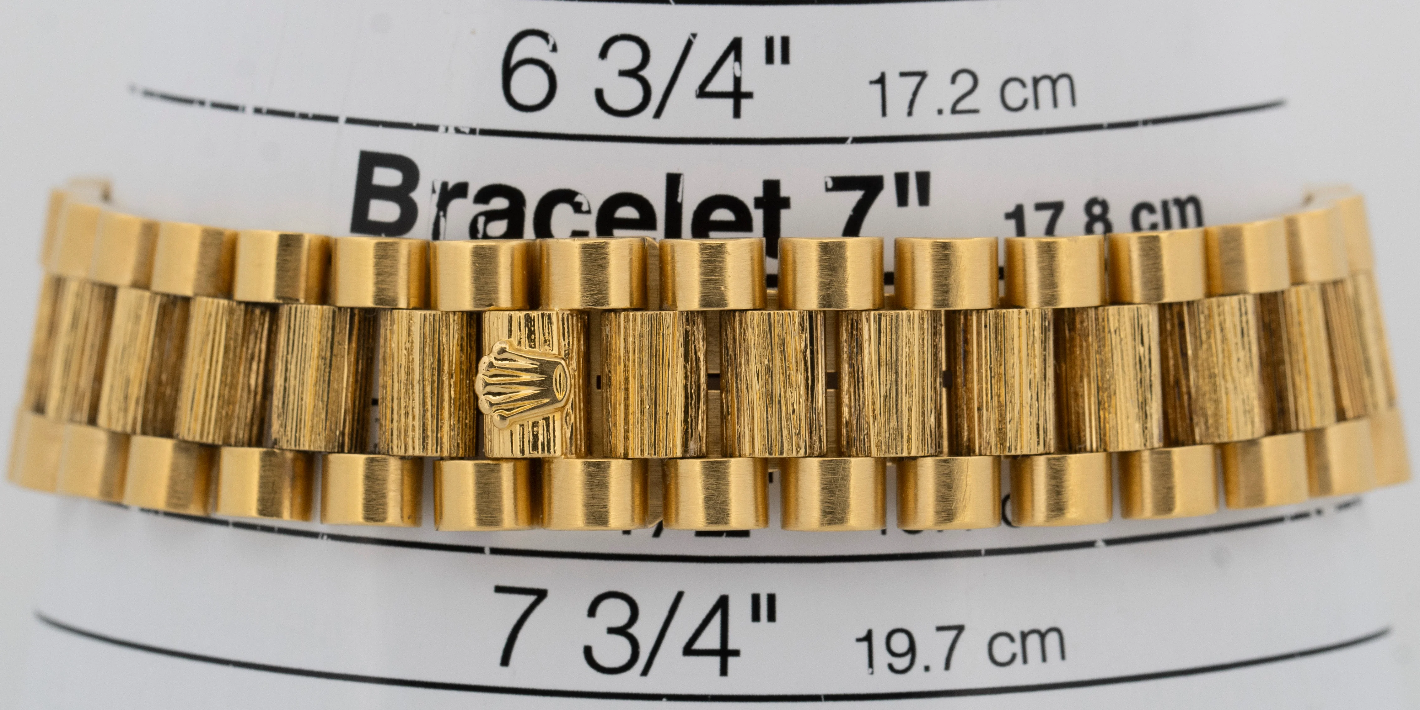 Rolex Day-Date President 36mm Silver BARK Quickset 18K Yellow Gold Watch 18078 - Image 9