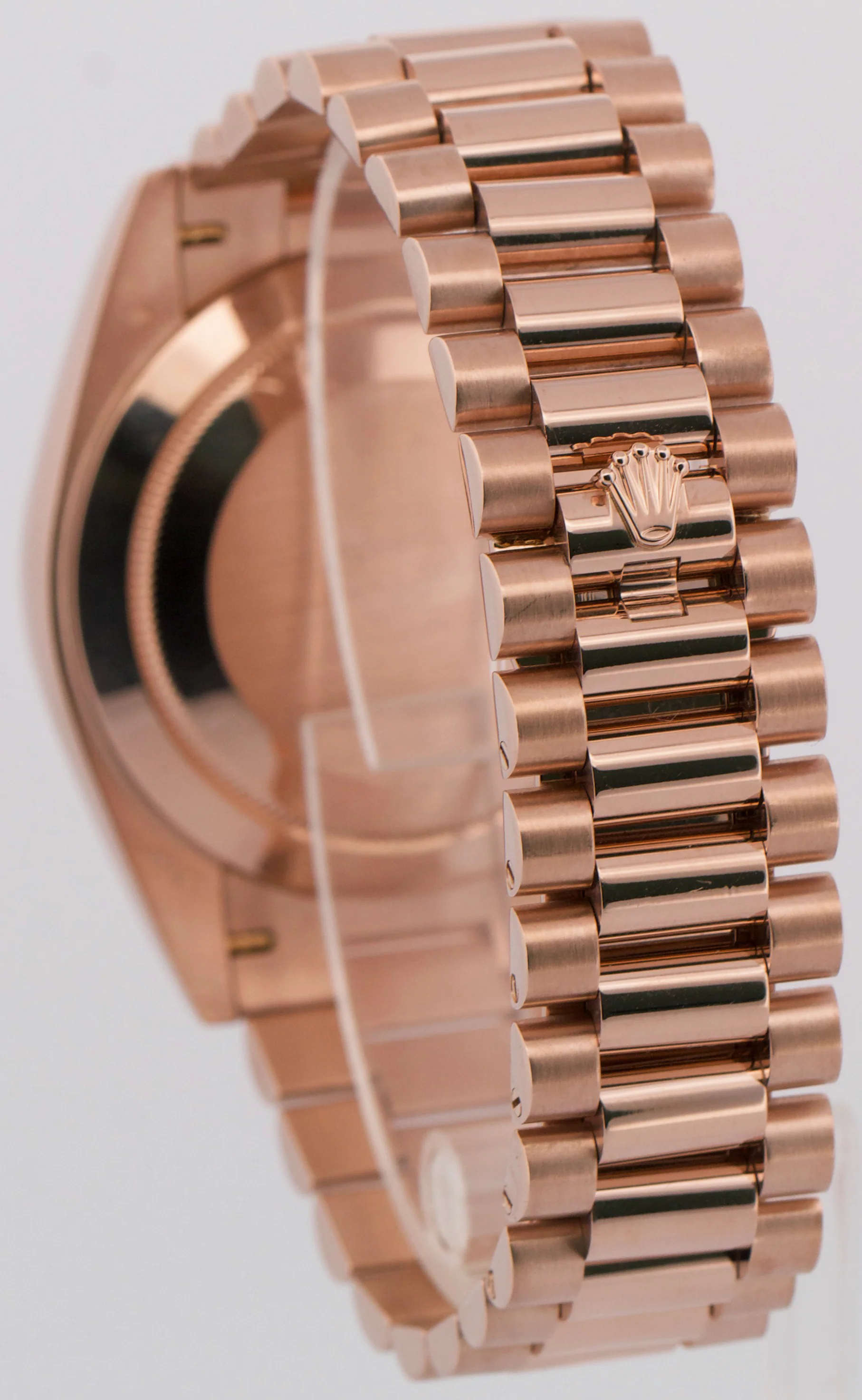 Rolex Day-Date President 40mm FACTORY CHOCOLATE BAGUETTE 18K Gold 228235 BOX - Image 5