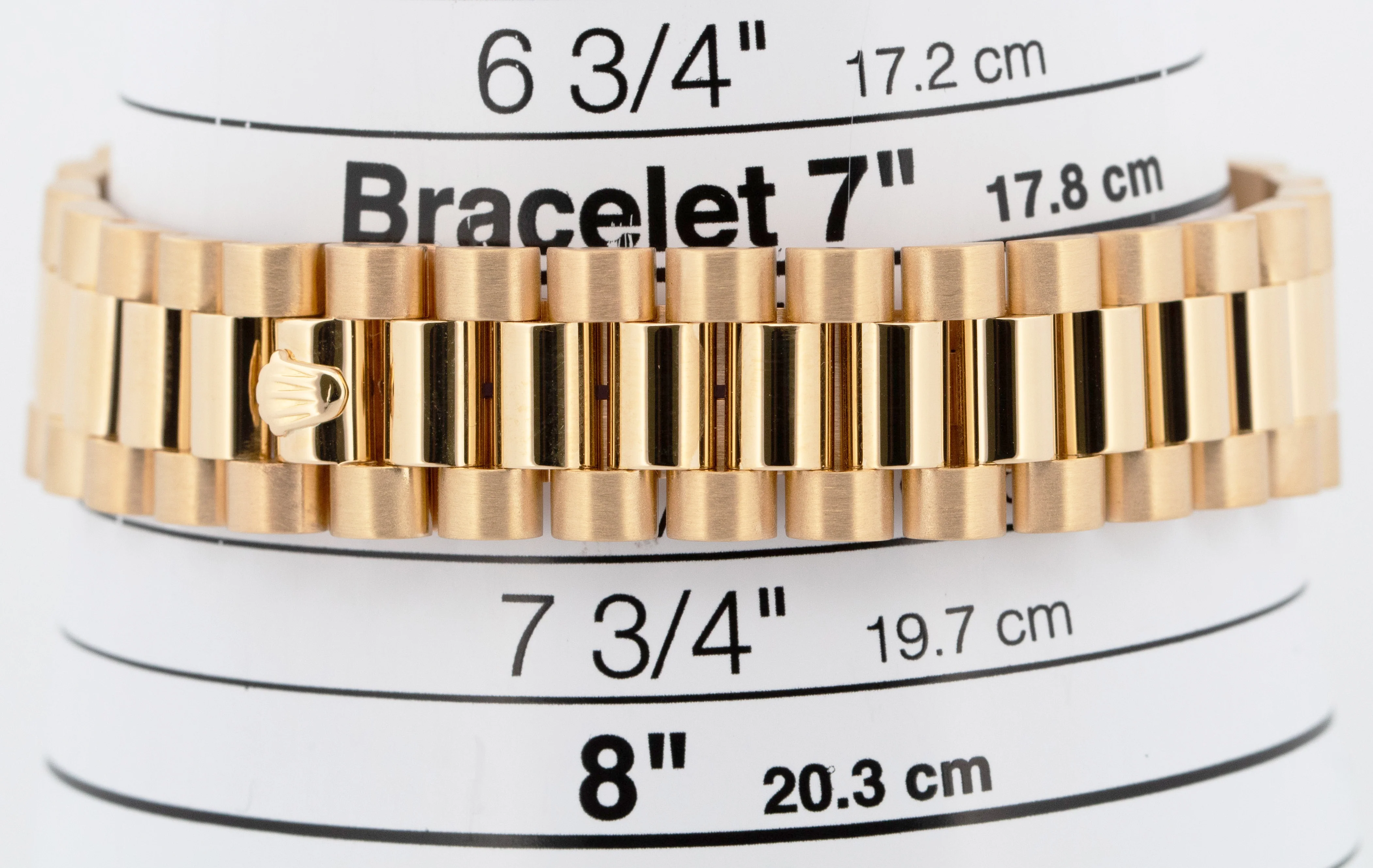 Rolex Day-Date President Black DIAMOND 36mm 18K Yellow Gold Fluted Watch 18038 - Image 9