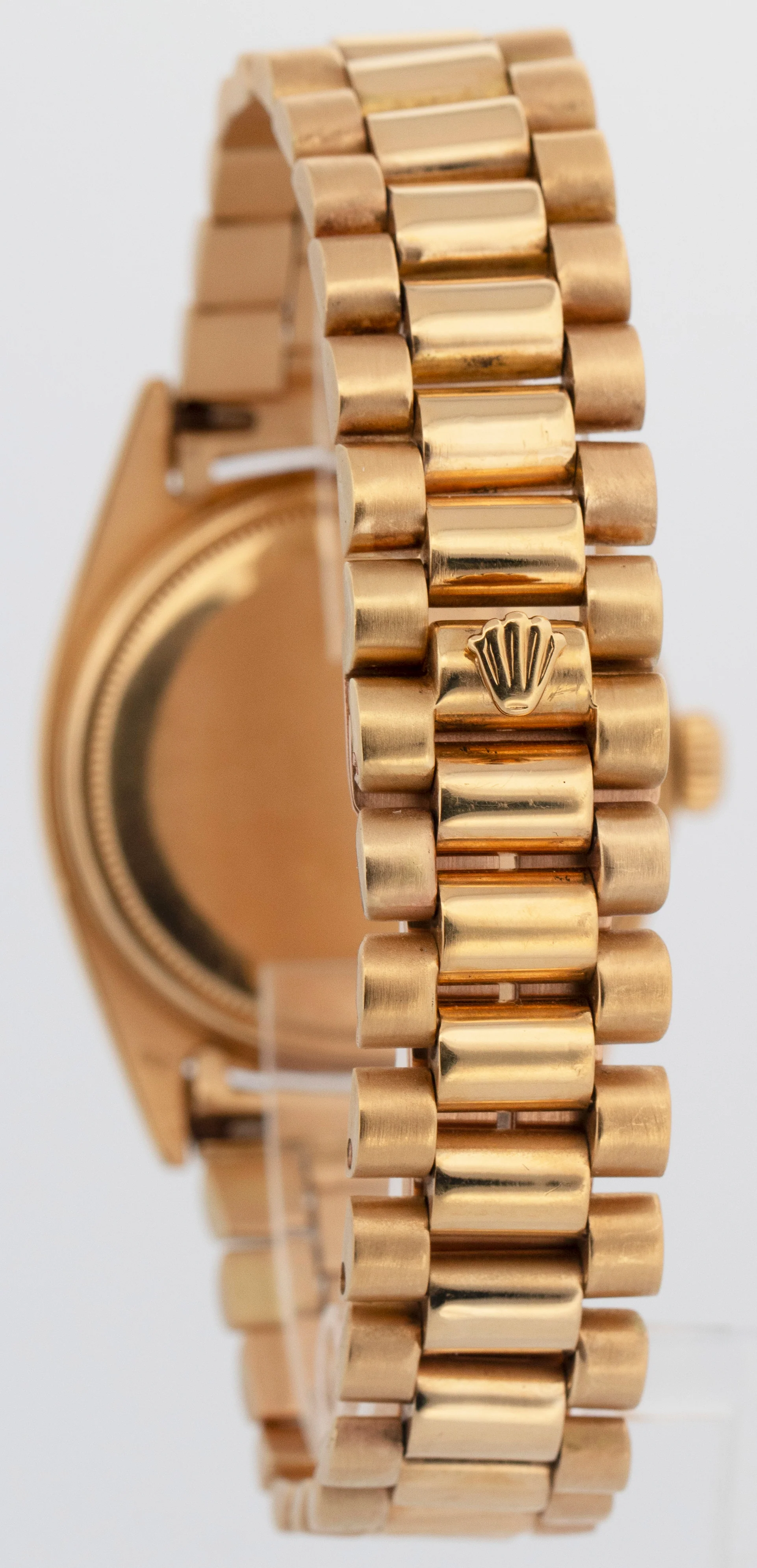 Rolex Day-Date President Blue DIAMOND 36mm Yellow Gold Fluted Watch 1803 - Image 4