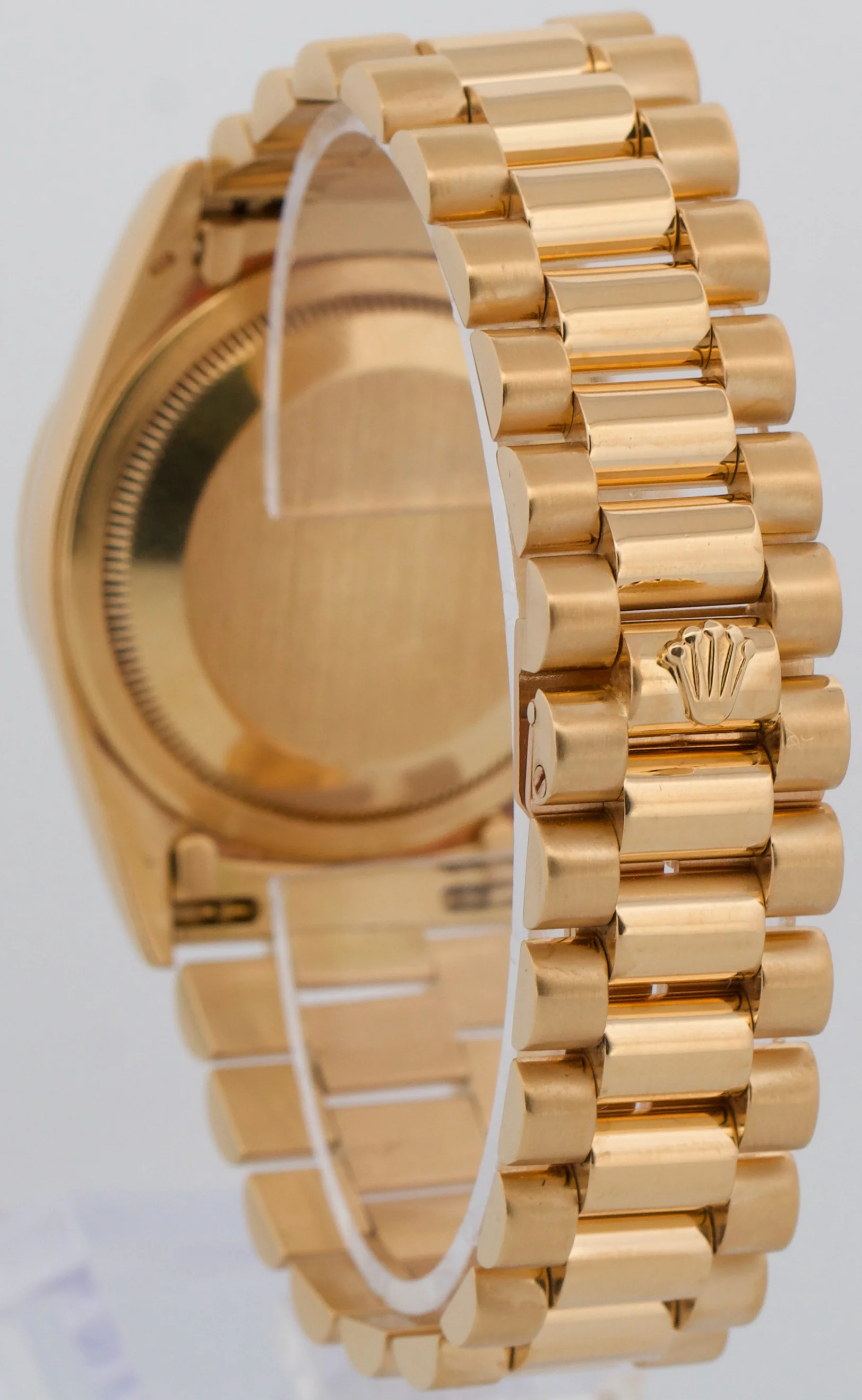 Rolex Day-Date President CHAMPAGNE 36mm 18K Yellow Gold Fluted 18238 Watch - Image 5