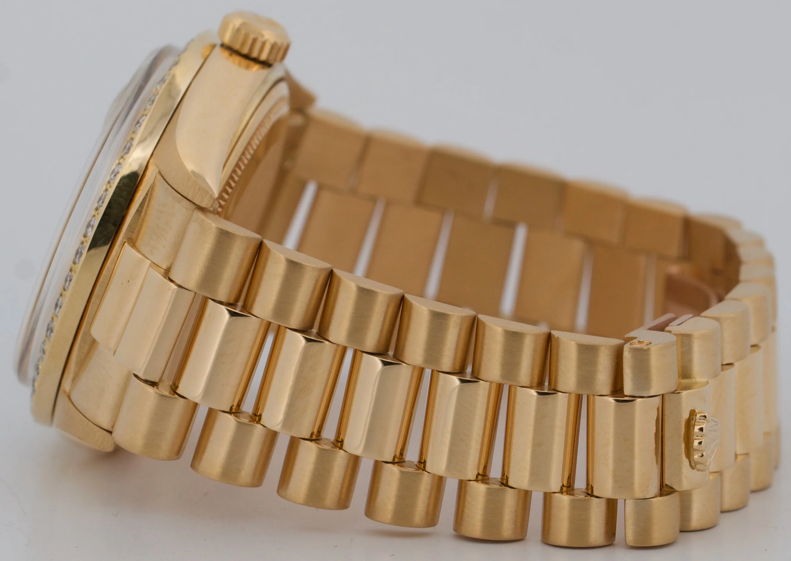 Rolex Day-Date President CHAMPAGNE 36mm DIAMOND BEZEL 18K Yellow Gold Watch 1803 - Image 7