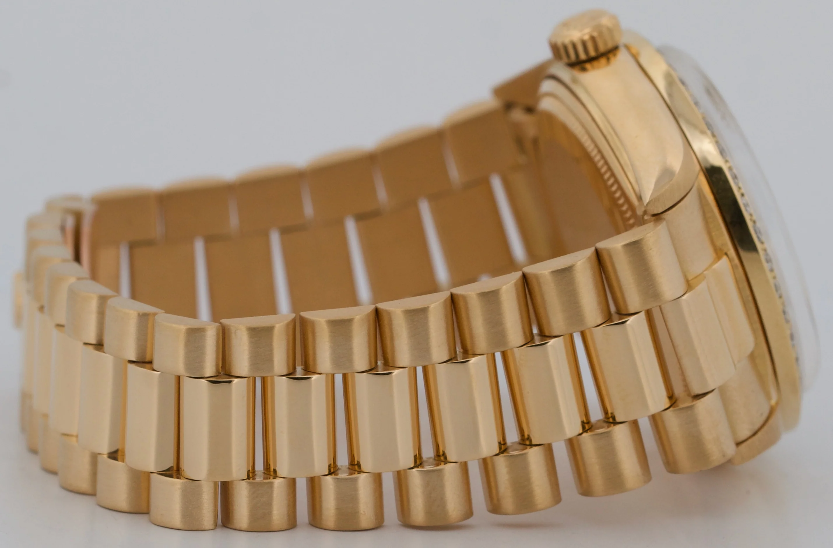 Rolex Day-Date President CHAMPAGNE 36mm DIAMOND BEZEL 18K Yellow Gold Watch 1803 - Image 8
