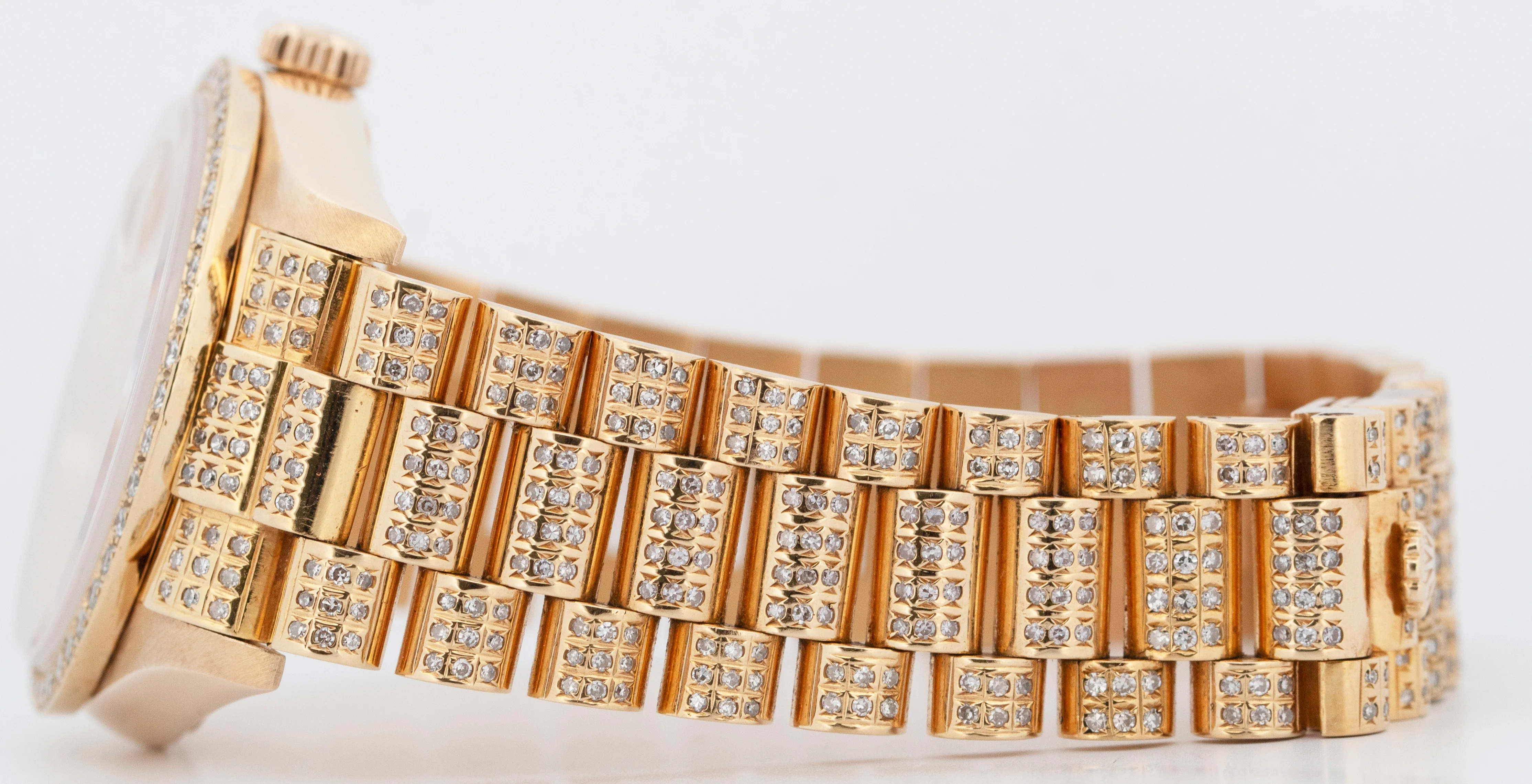 Rolex Day-Date President CHAMPAGNE DIAMOND 36mm 18K Yellow Gold Watch 18238 - Image 6