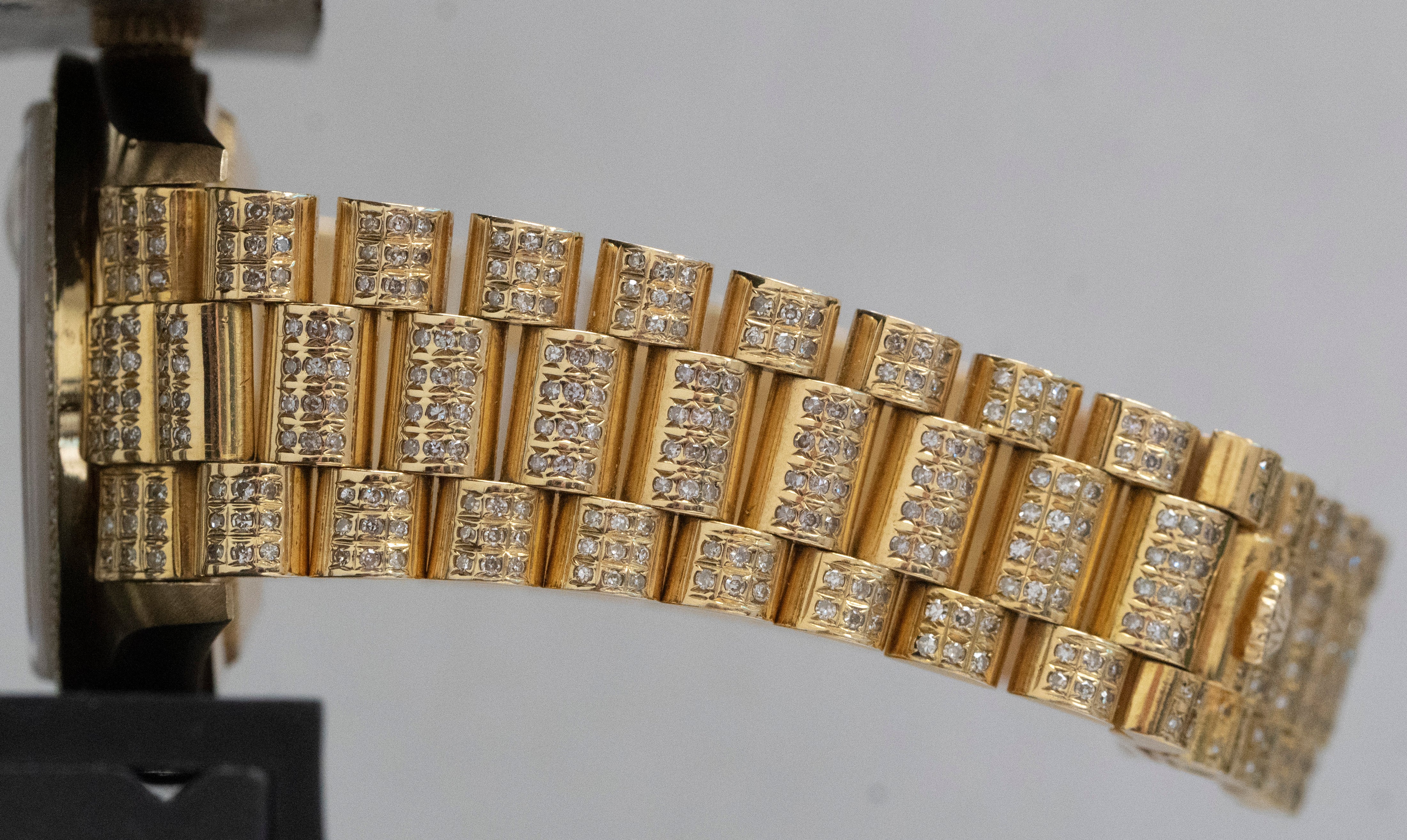 Rolex Day-Date President CHAMPAGNE DIAMOND 36mm 18K Yellow Gold Watch 18238 - Image 9