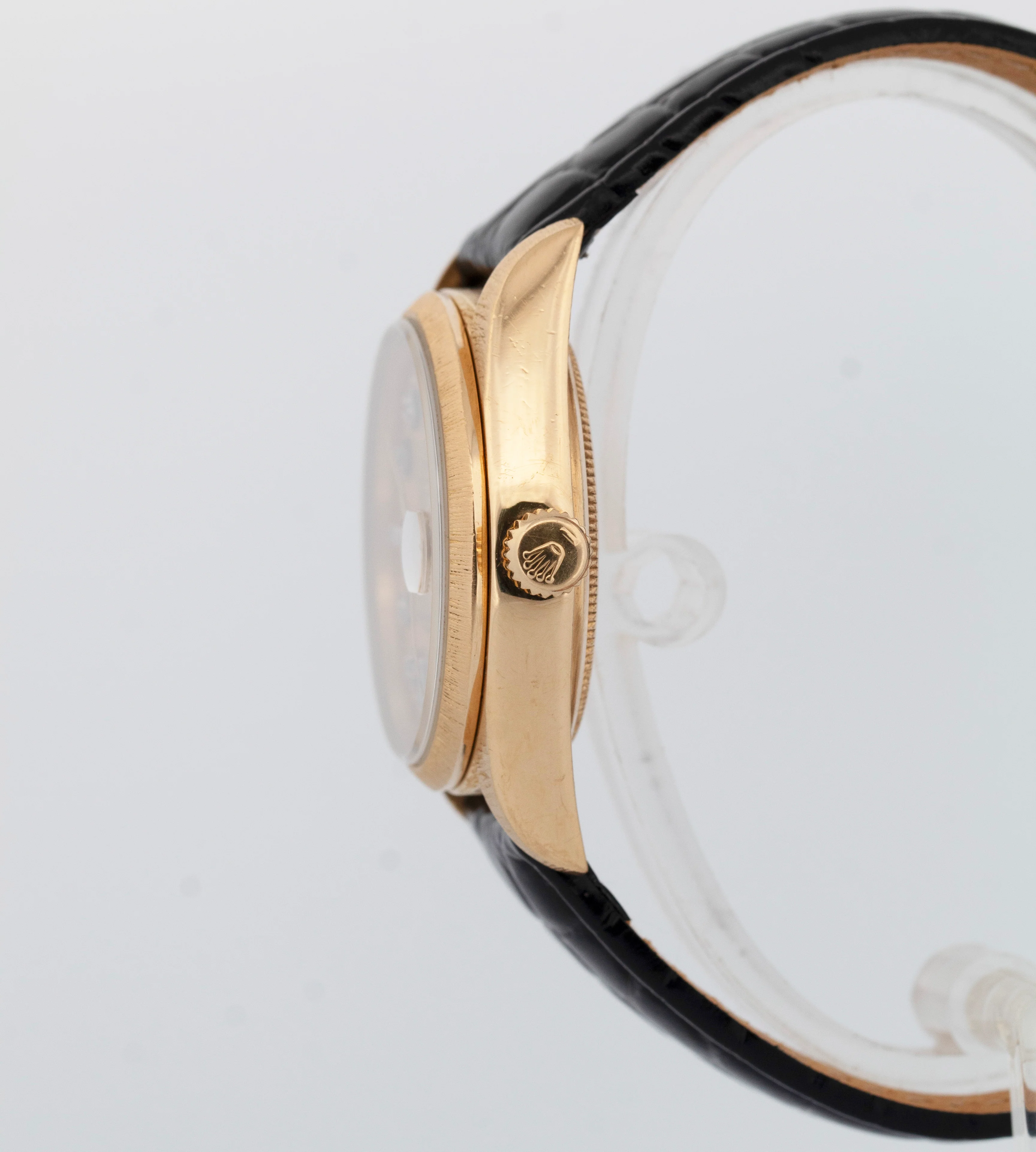 Rolex Day-Date President Champagne DIAMOND 36mm Bark 18K Yellow Gold Watch 18038 - Image 3