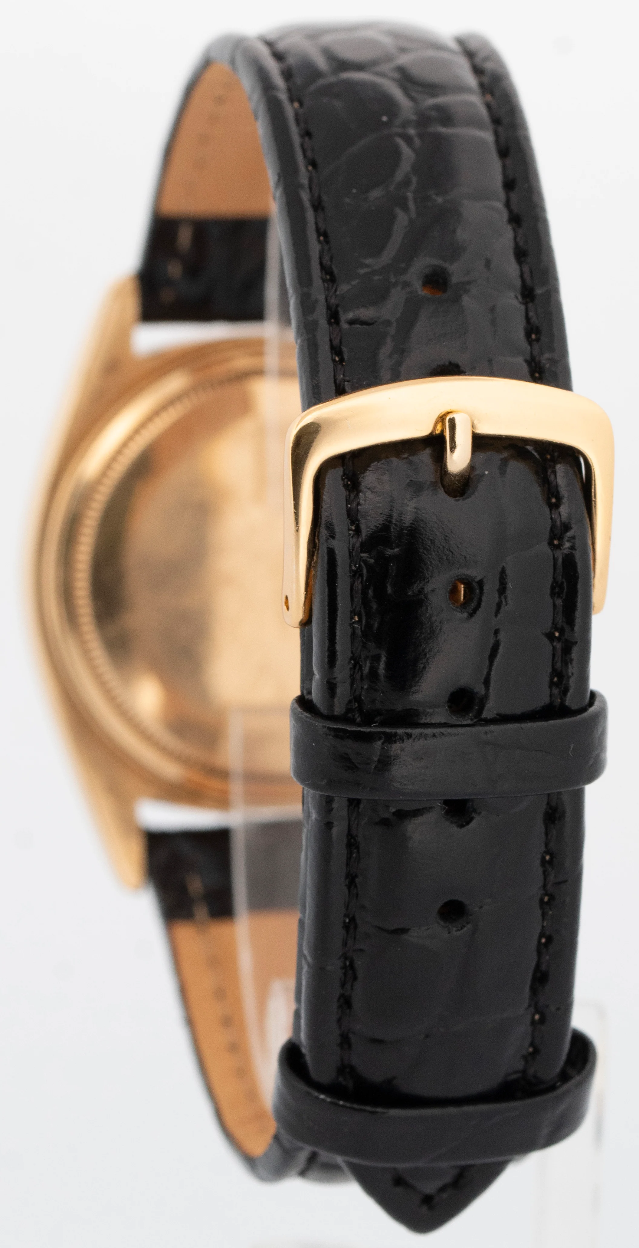 Rolex Day-Date President Champagne DIAMOND 36mm Bark 18K Yellow Gold Watch 18038 - Image 5