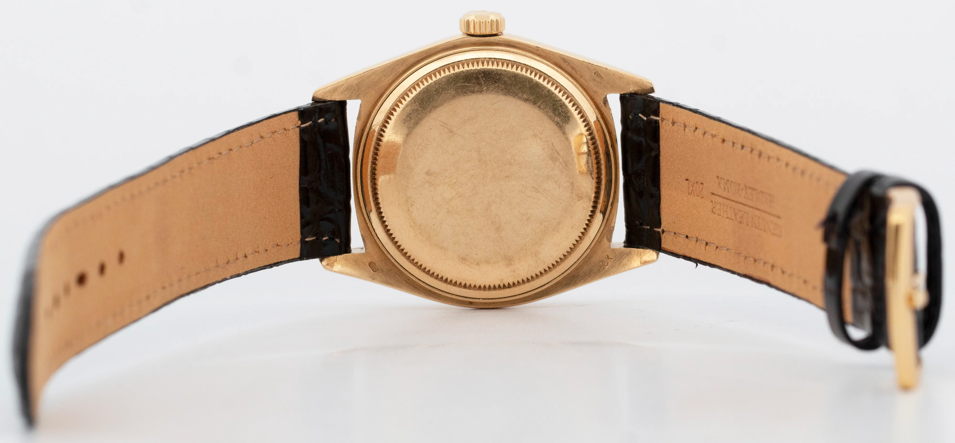Rolex Day-Date President Champagne DIAMOND 36mm Bark 18K Yellow Gold Watch 18038 - Image 6