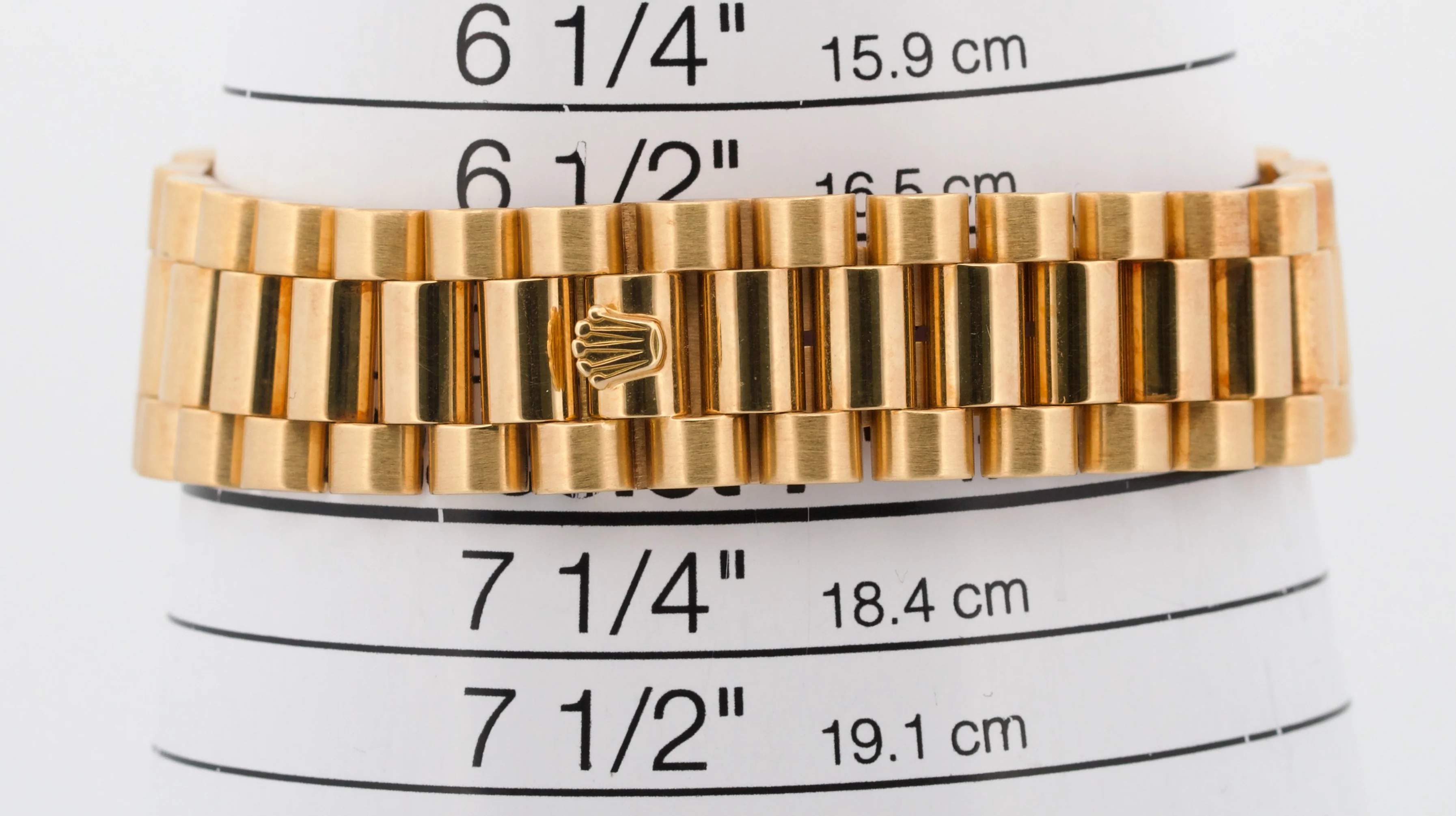 Rolex Day-Date President CHAMPAGNE DIAMOND SAPPHIRE STRING 36mm 18K Gold 18038 - Image 10