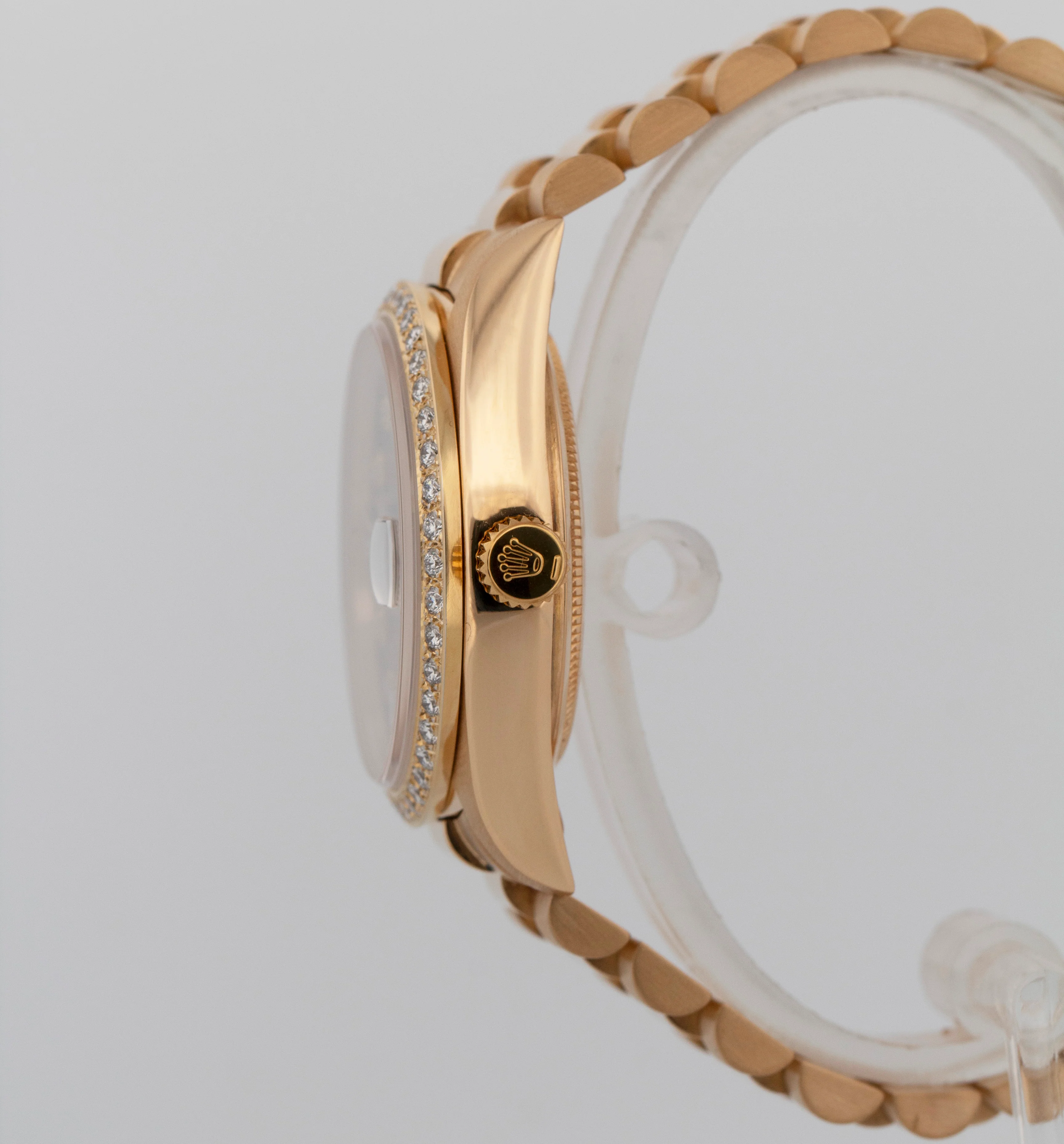 Rolex Day-Date President DIAMOND Black 36mm 18K Yellow Gold 18038 Watch - Image 4