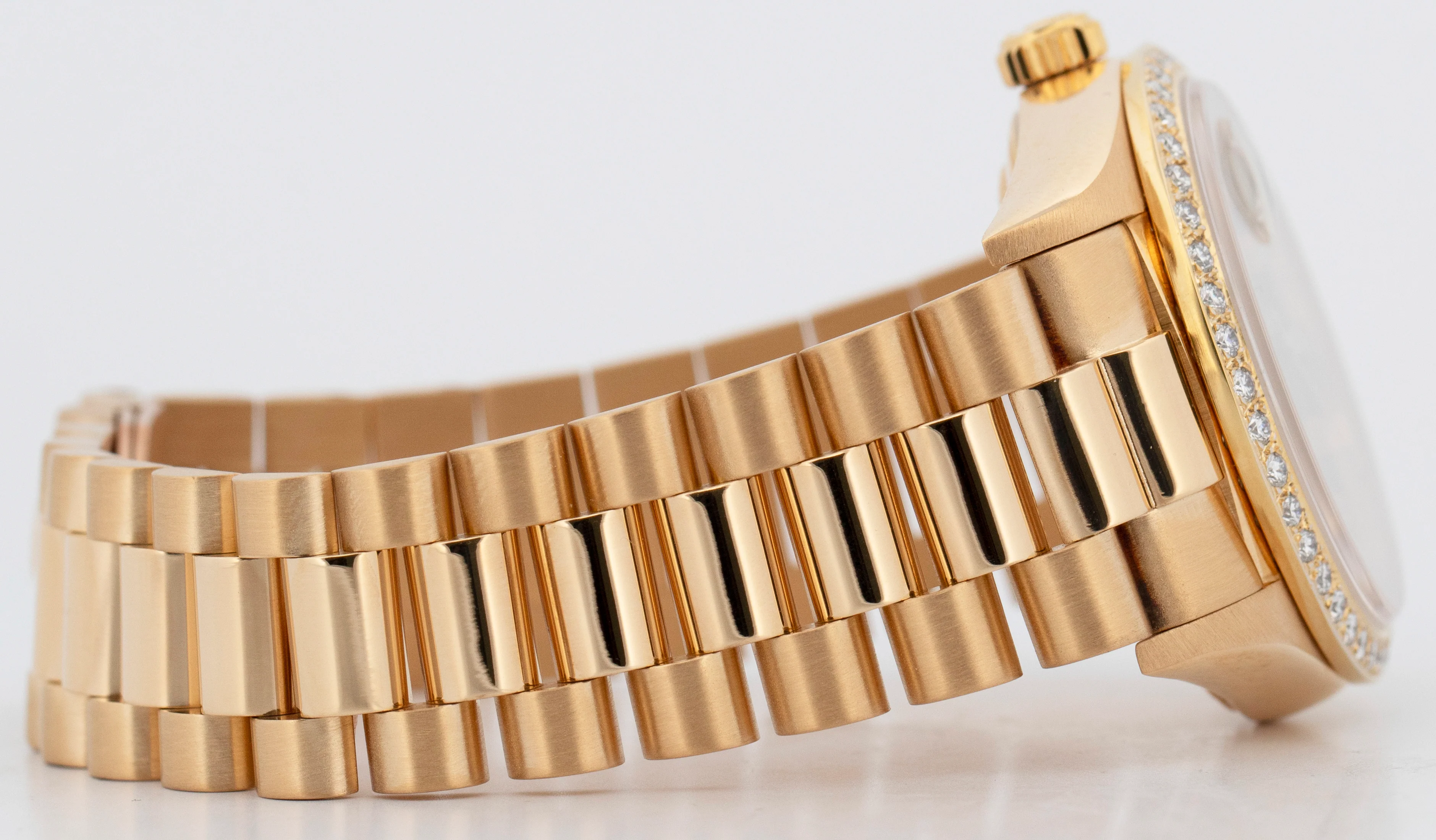 Rolex Day-Date President DIAMOND Black 36mm 18K Yellow Gold 18038 Watch - Image 9