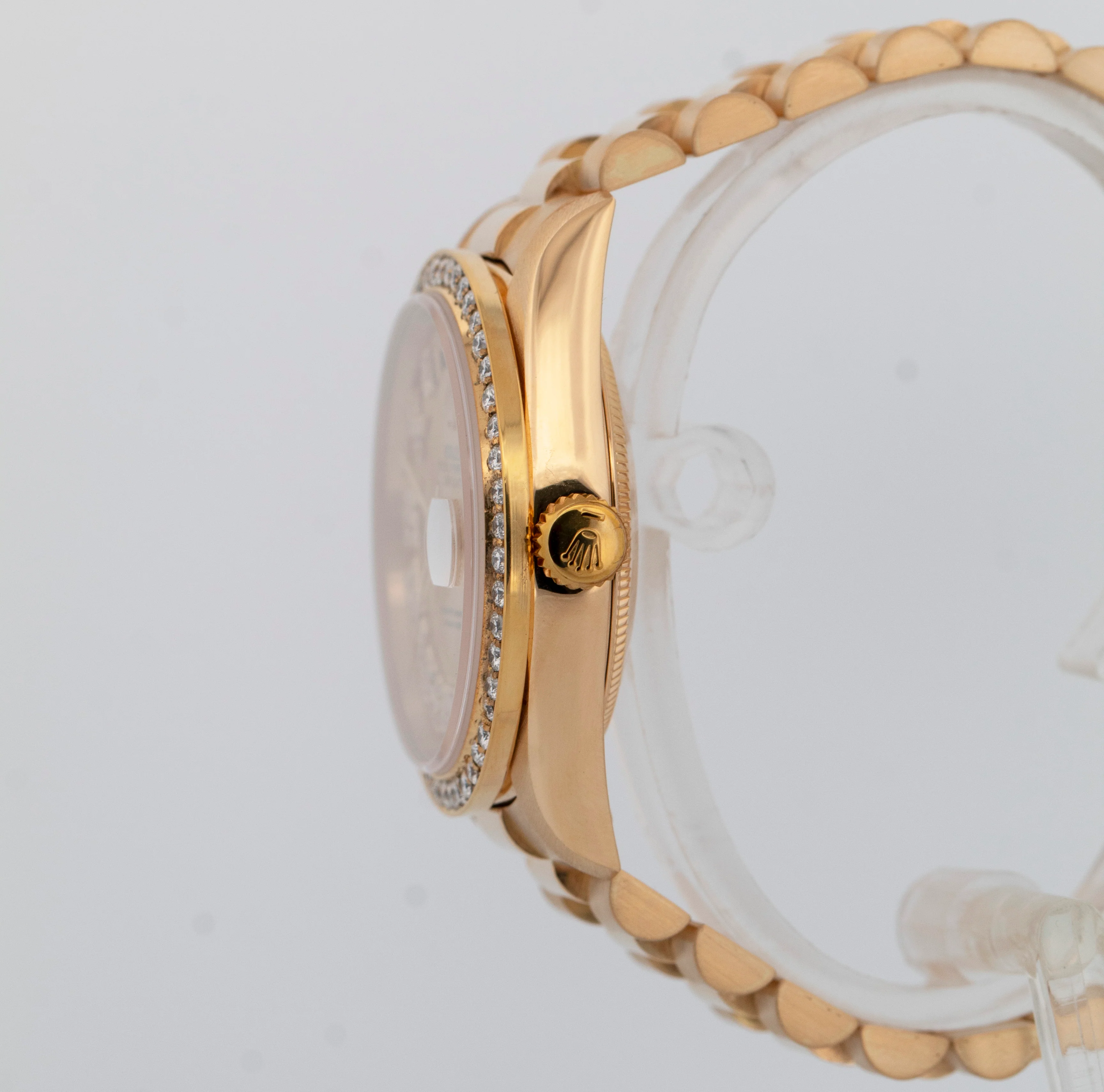 Rolex Day-Date President DIAMOND CHAMPAGNE 36mm 18K Yellow Gold 18238 Watch - Image 3