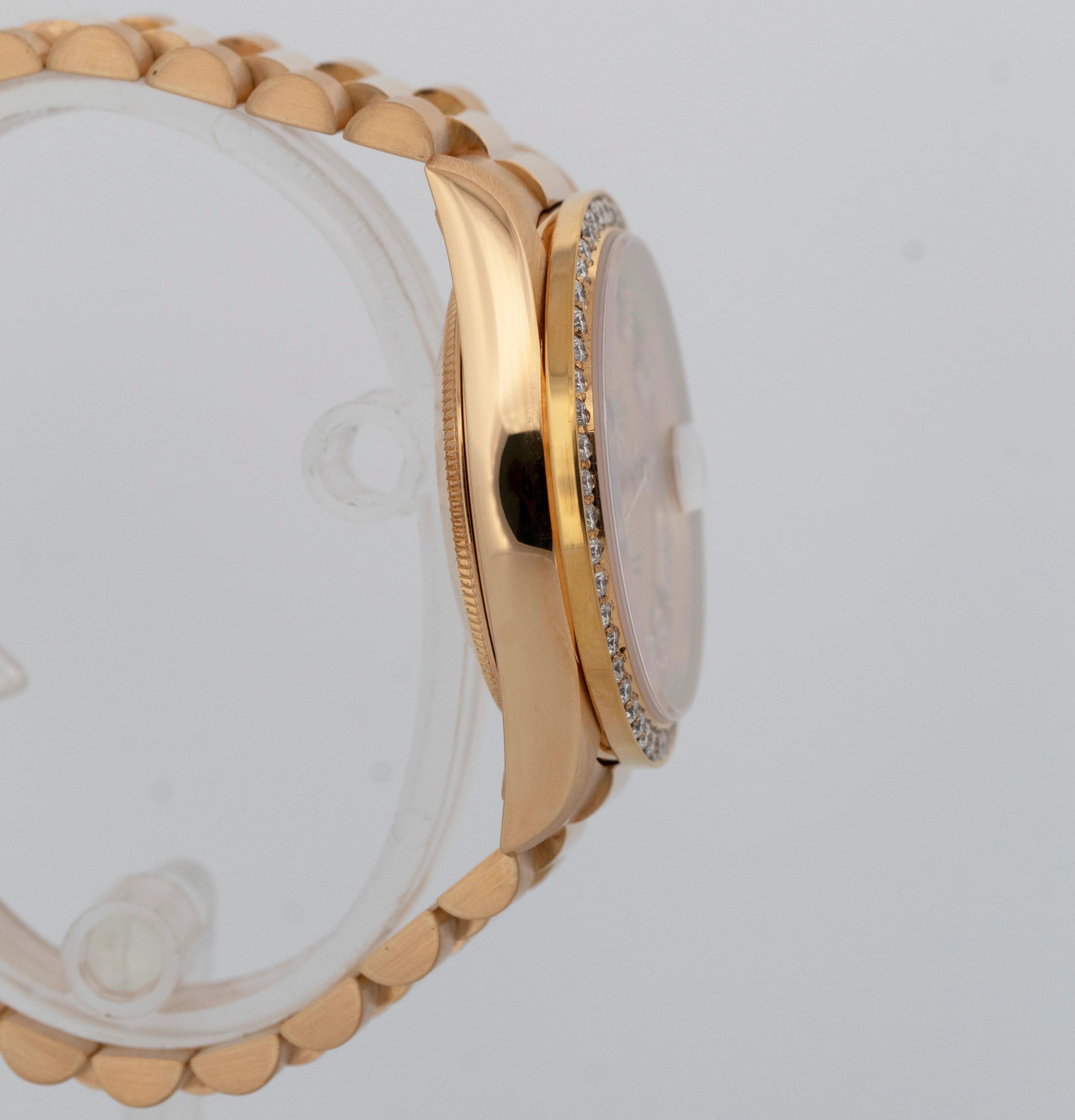 Rolex Day-Date President DIAMOND CHAMPAGNE 36mm 18K Yellow Gold 18238 Watch - Image 4