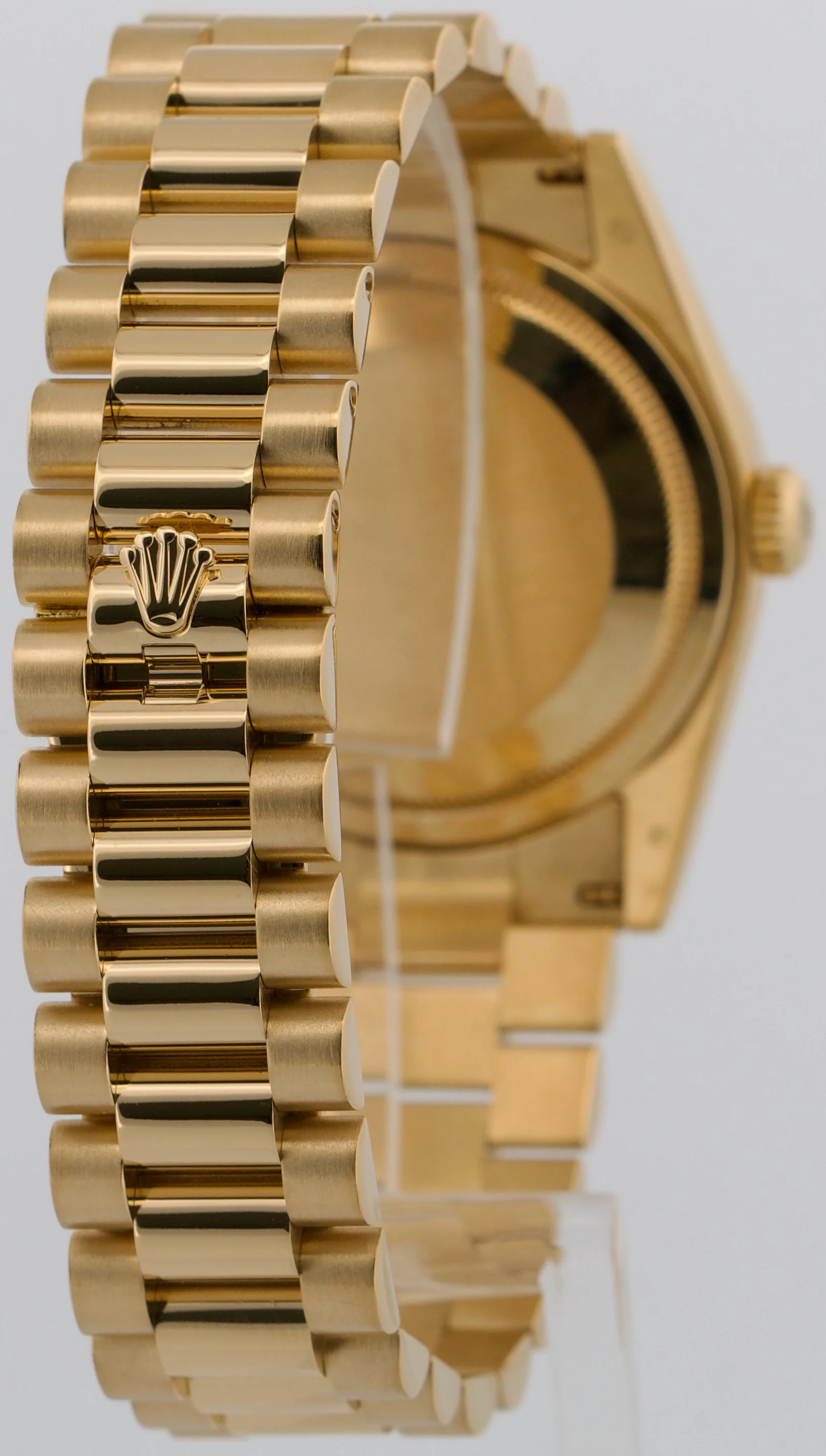 Rolex Day-Date President SILVER DIAMOND 18K Yellow Gold Fluted 36mm 118238 BOX - Image 6