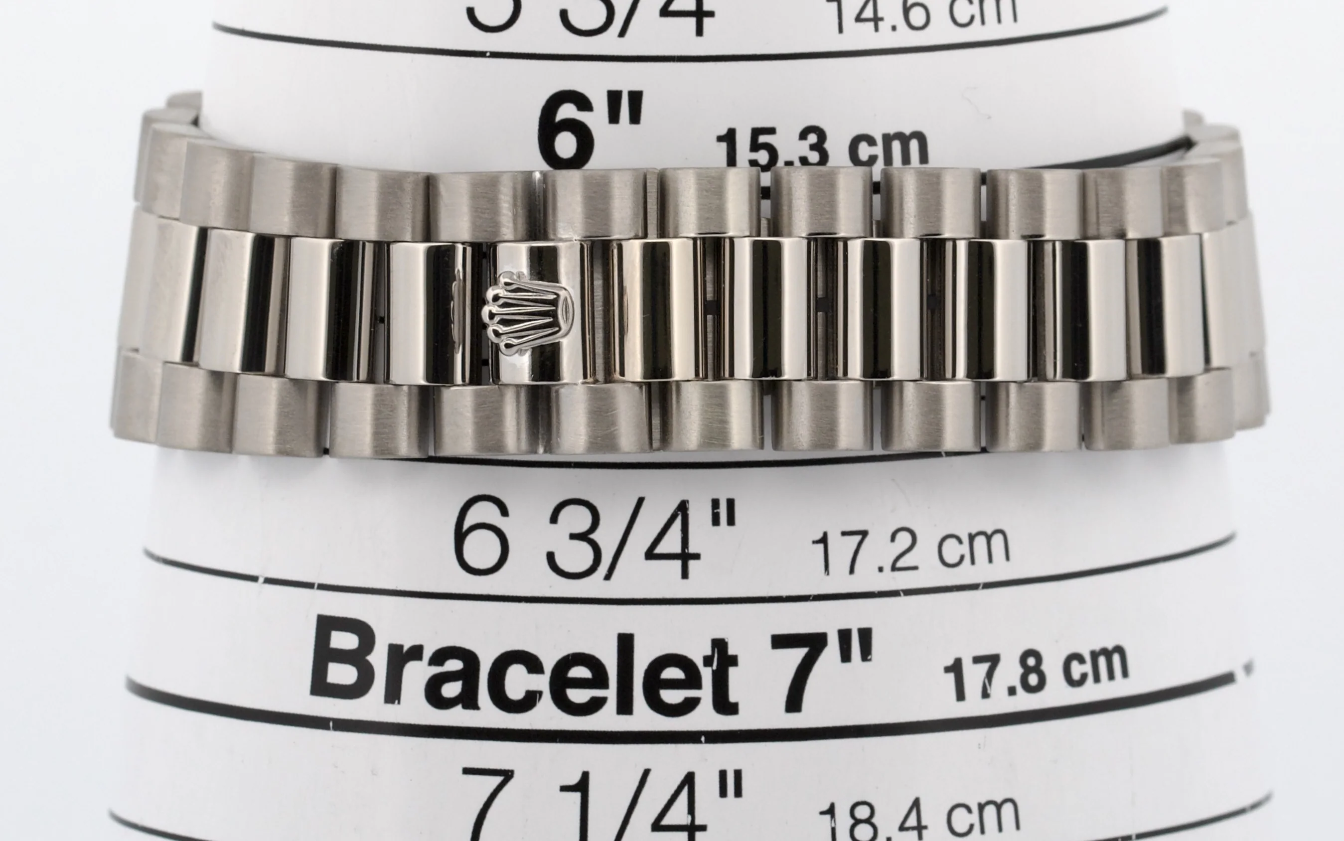 Rolex Day-Date President Silver FACTORY DIAMOND BEZEL 36mm 18K White Gold 18049 - Image 9