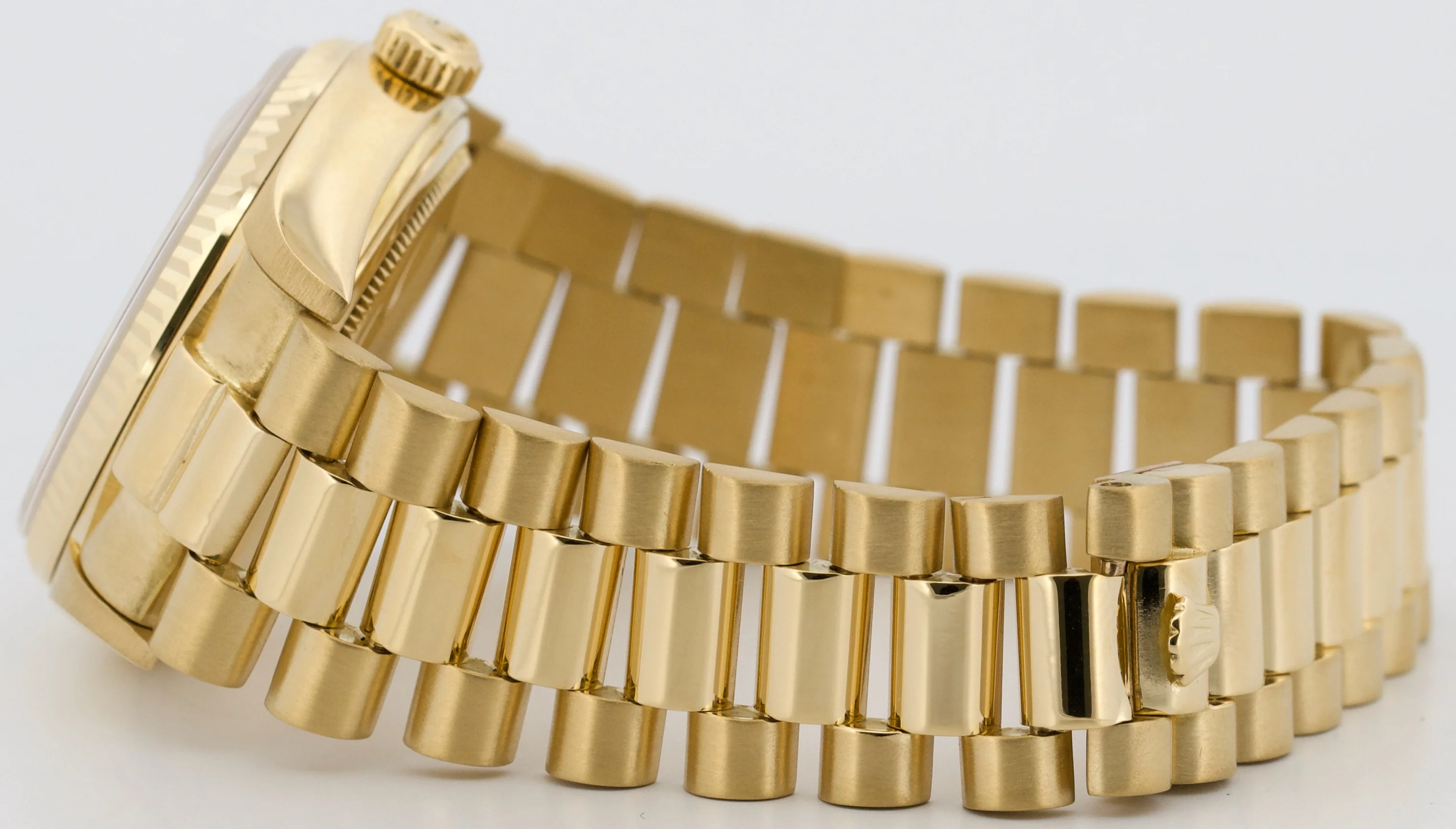Rolex Day-Date President TIFFANY CHAMPAGNE TAPESTRY 36mm 18K Yellow Gold 18038 - Image 7