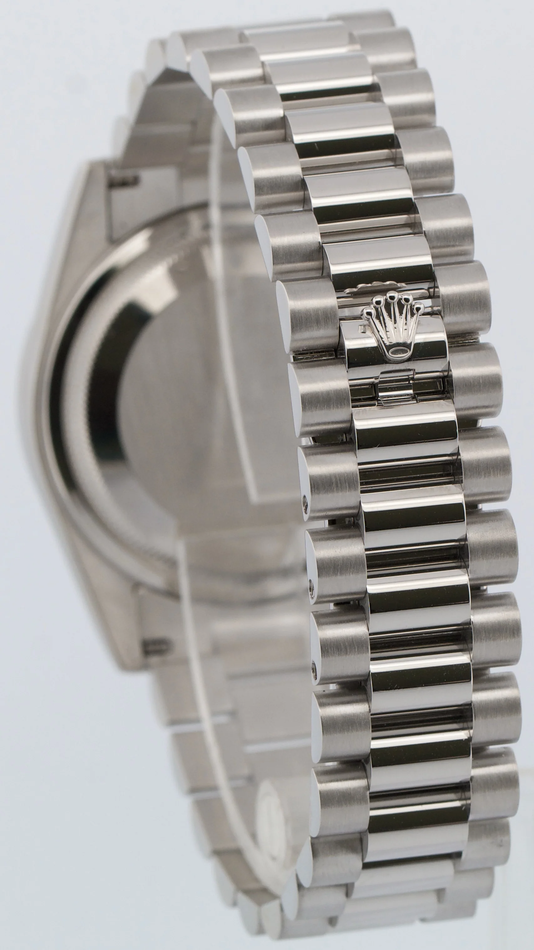 Rolex Day-Date Presidential 36mm GLACIER BLUE WAVE 950 Platinum Watch 118206 BOX - Image 5