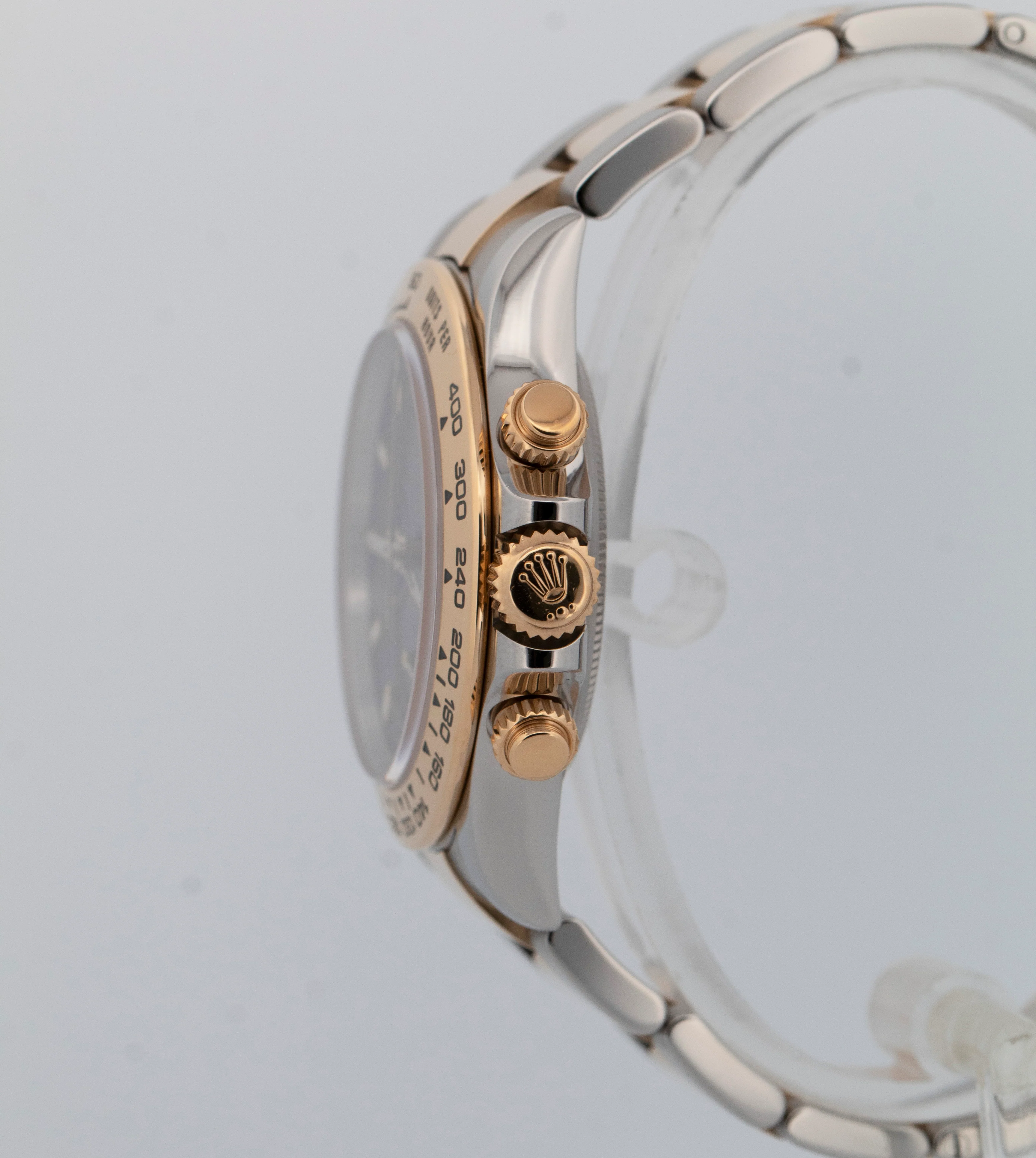 Rolex Daytona BLACK Two-Tone 18K Yellow Gold Stainless Steel Watch 116503 - Image 3