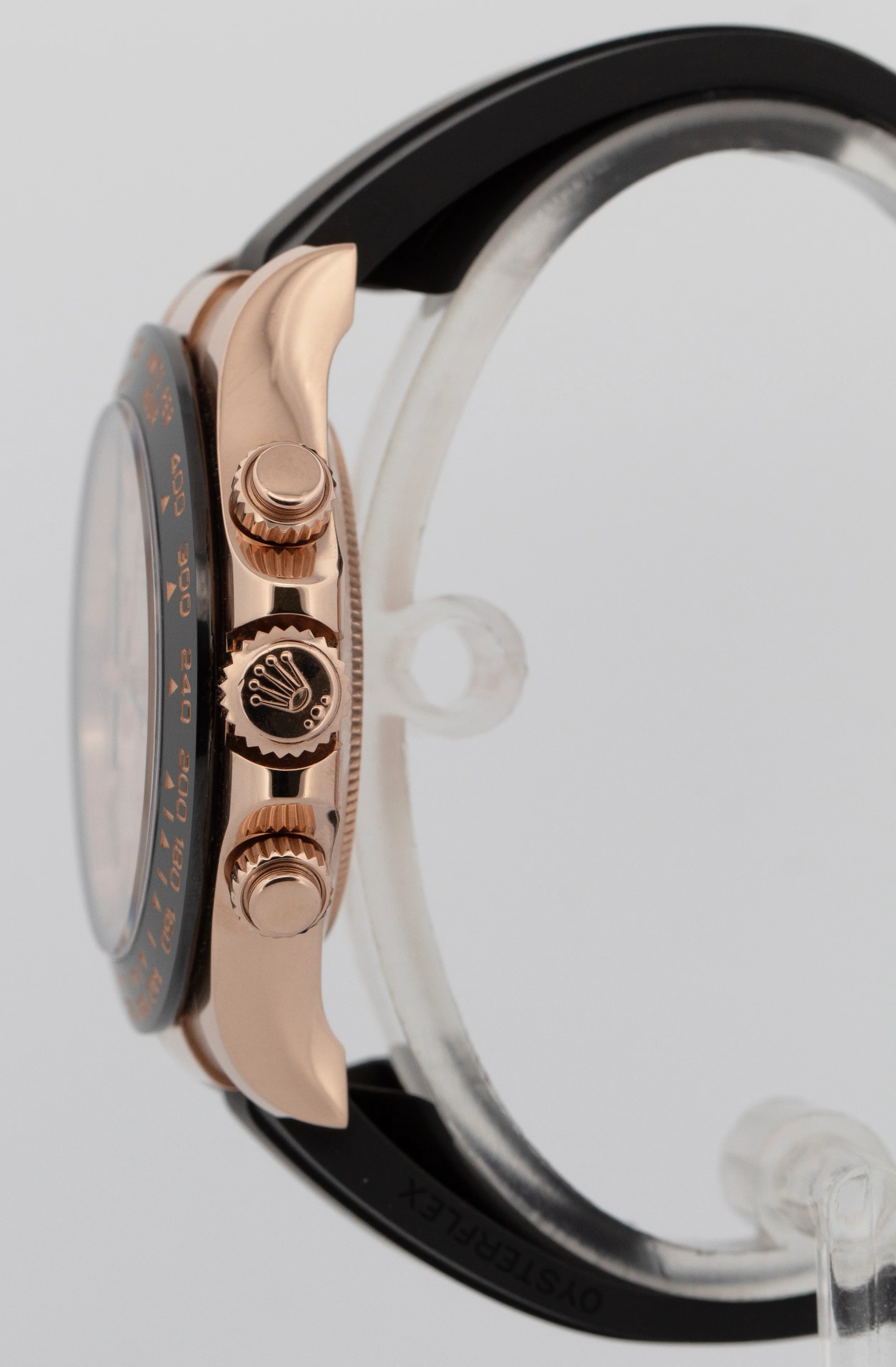 Rolex Daytona Cosmograph 18k Rose Gold IVORY 40mm Oysterflex Ceramic 116515 BOX - Image 3