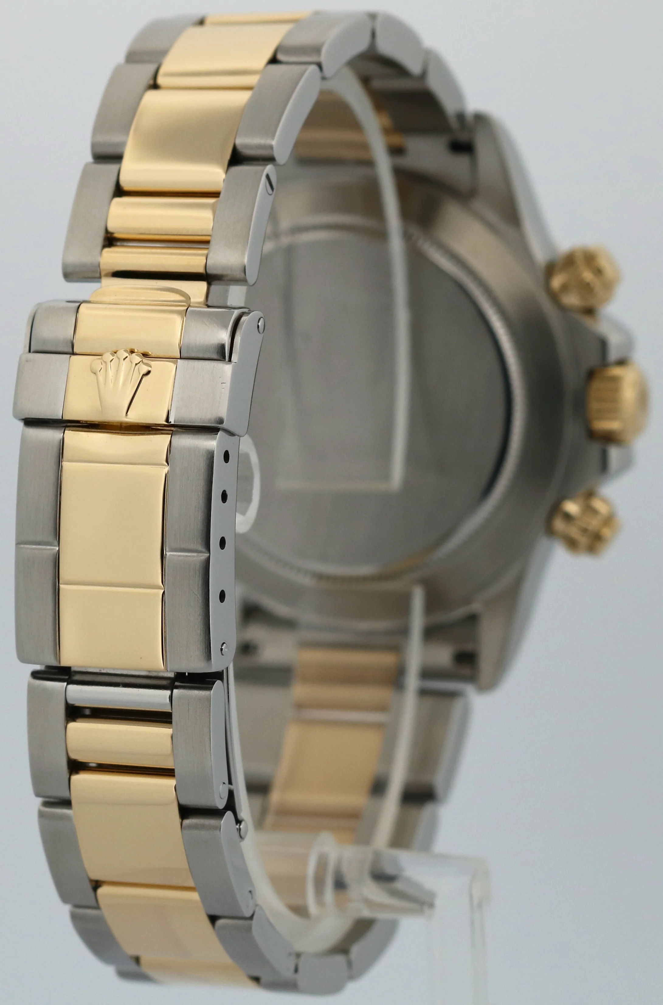 Rolex Daytona Cosmograph 40mm WHITE Two-Tone 18K Yellow Gold Steel Watch 16523 - Image 5