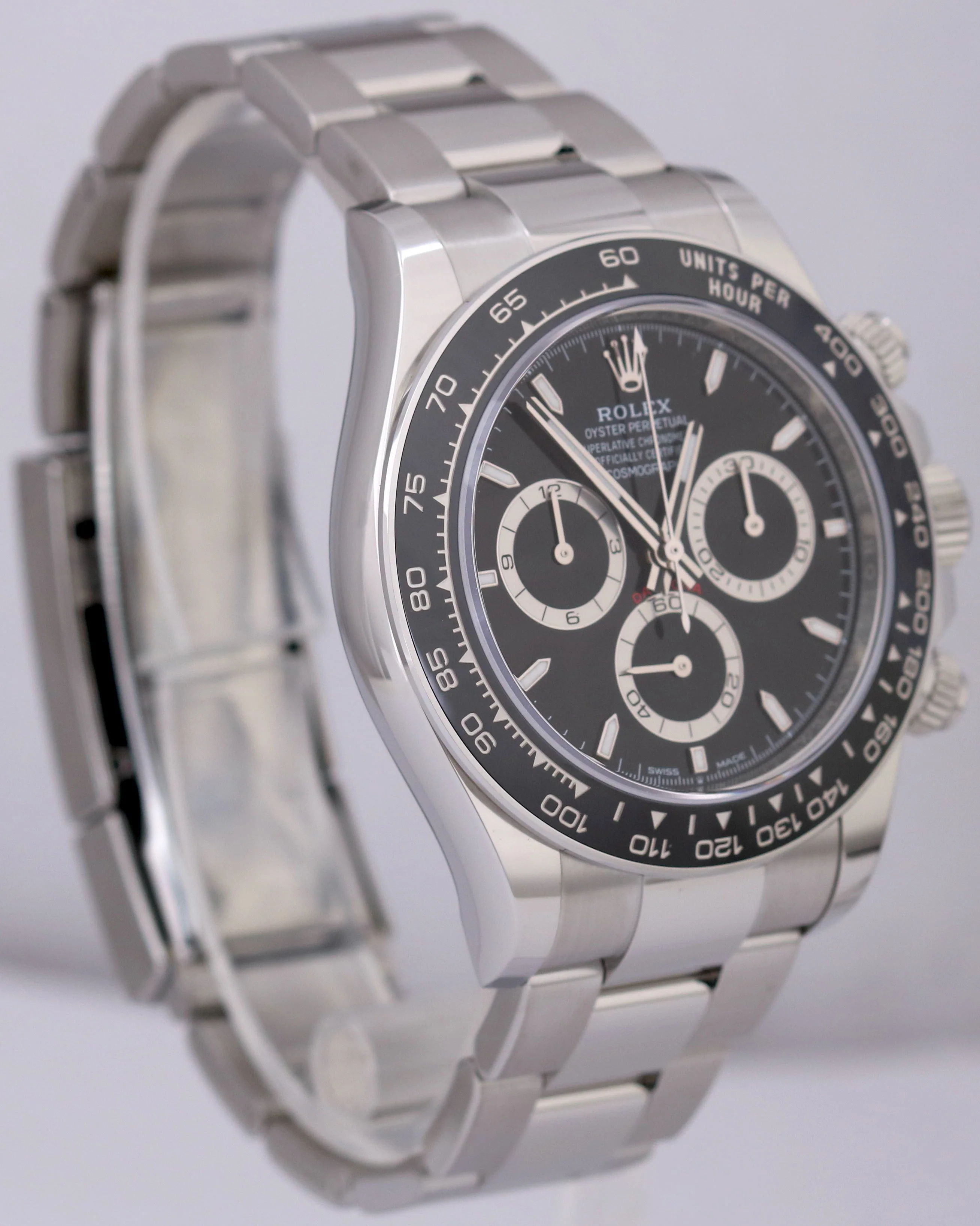 Rolex Daytona Cosmograph BLACK Ceramic 40mm Stainless Steel 126500 LN Watch BOX - Image 4