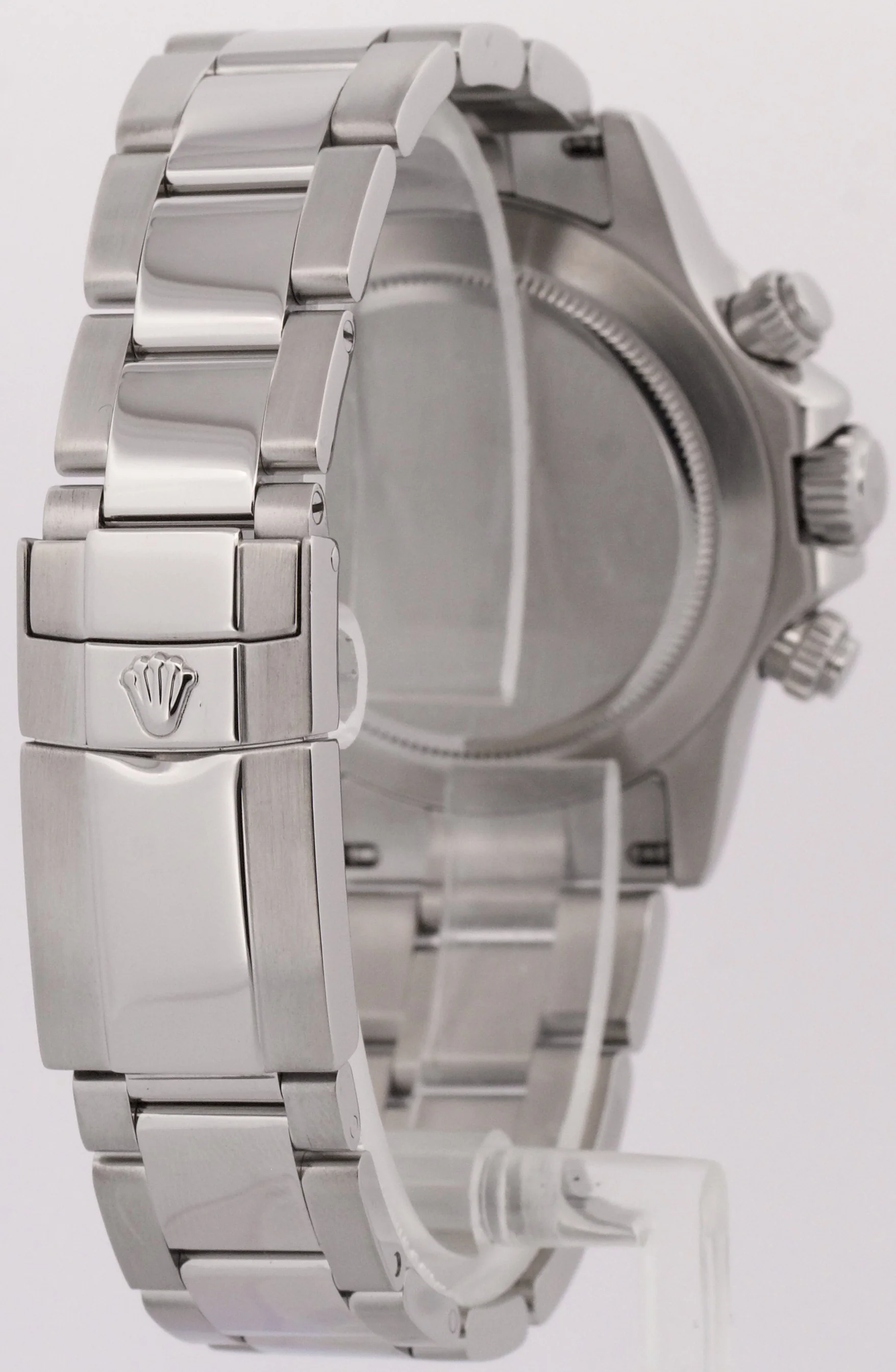 Rolex Daytona Cosmograph BLACK Stainless Steel Chronograph 40mm 116520 Watch - Image 5