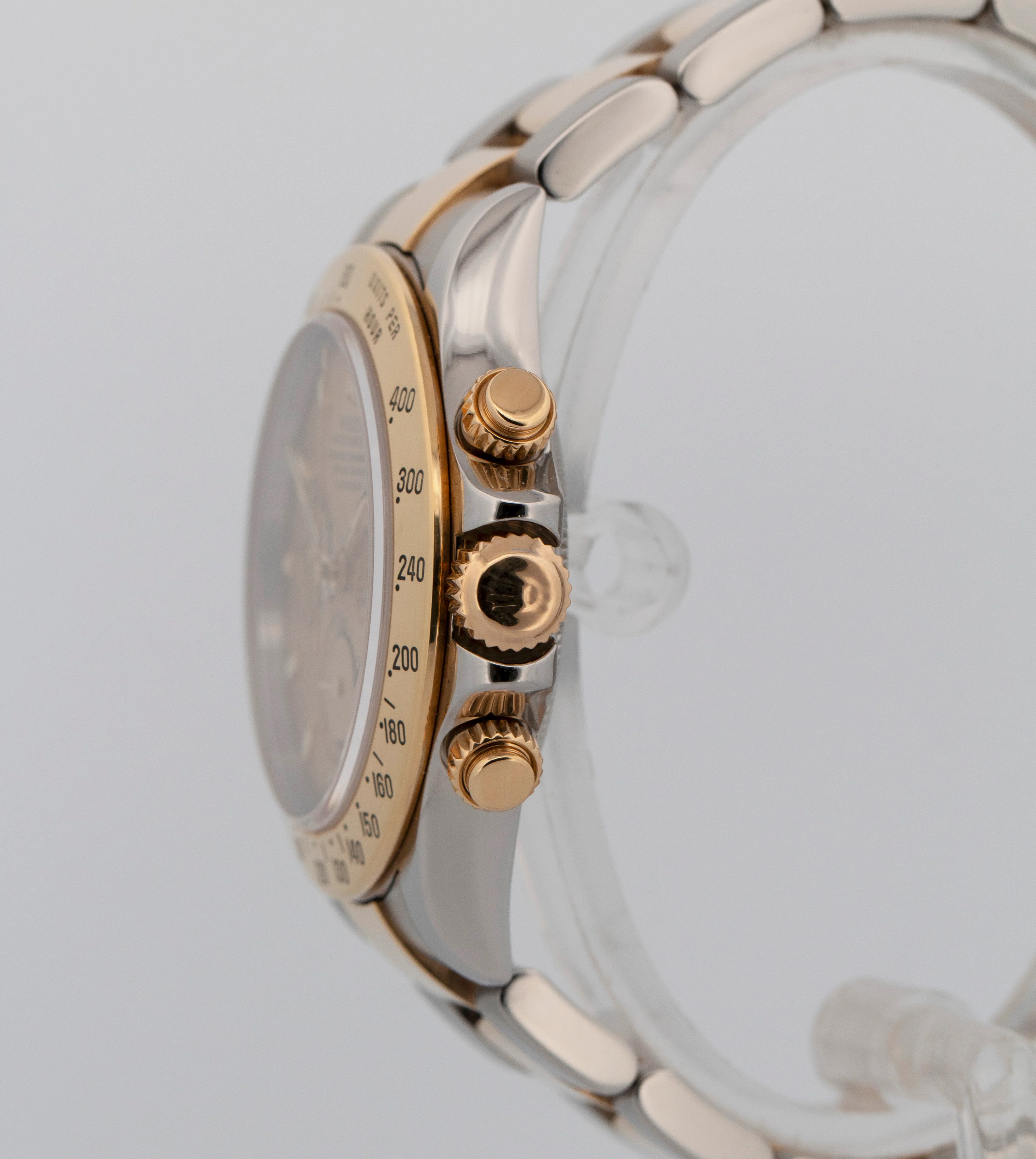 Rolex Daytona Cosmograph CHAMPAGNE 18K Yellow Gold Two-Tone Steel Watch 116523 - Image 3