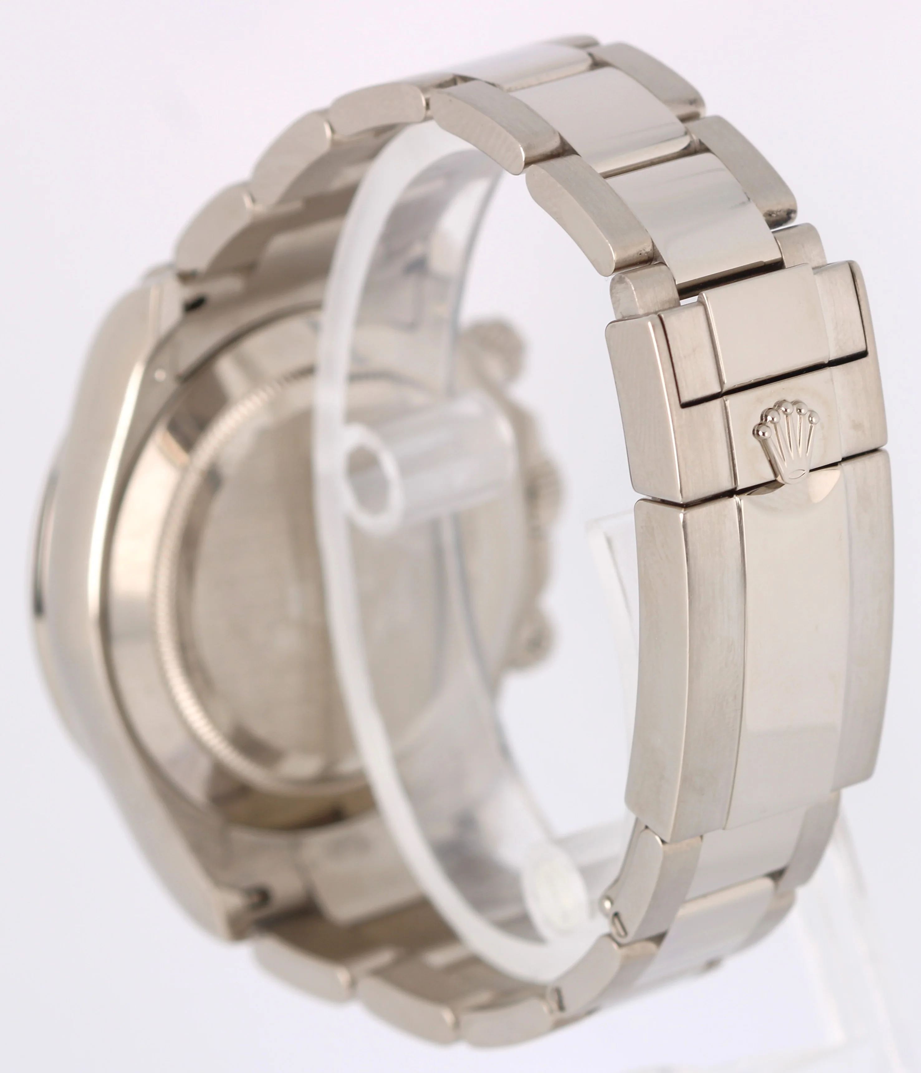 Rolex Daytona Cosmograph GHOST 18K White Gold Silver Black 116509 Watch - Image 5