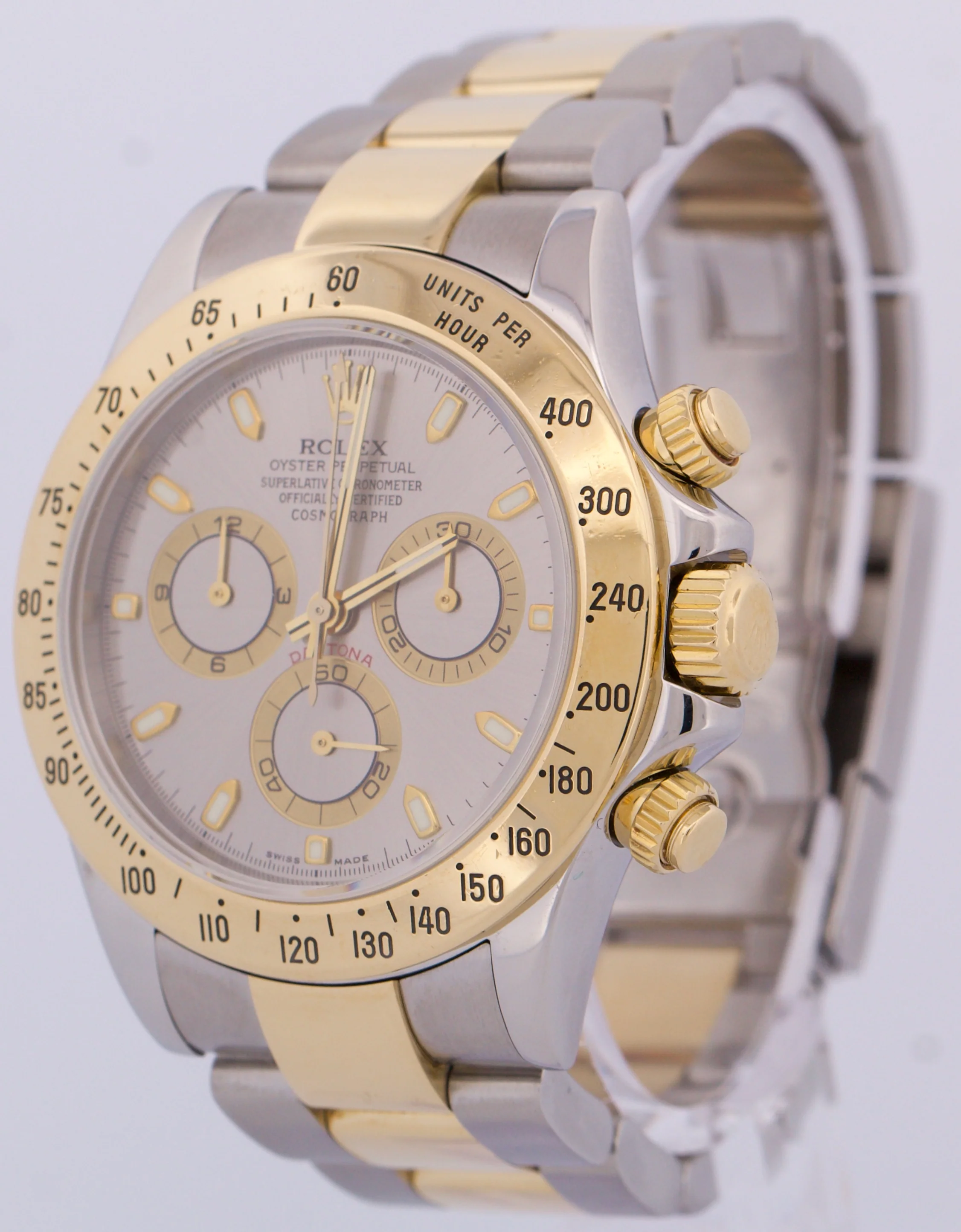 Rolex Daytona Cosmograph GRAY 18K Yellow Gold Two-Tone Stainless Steel 116523 - Image 3