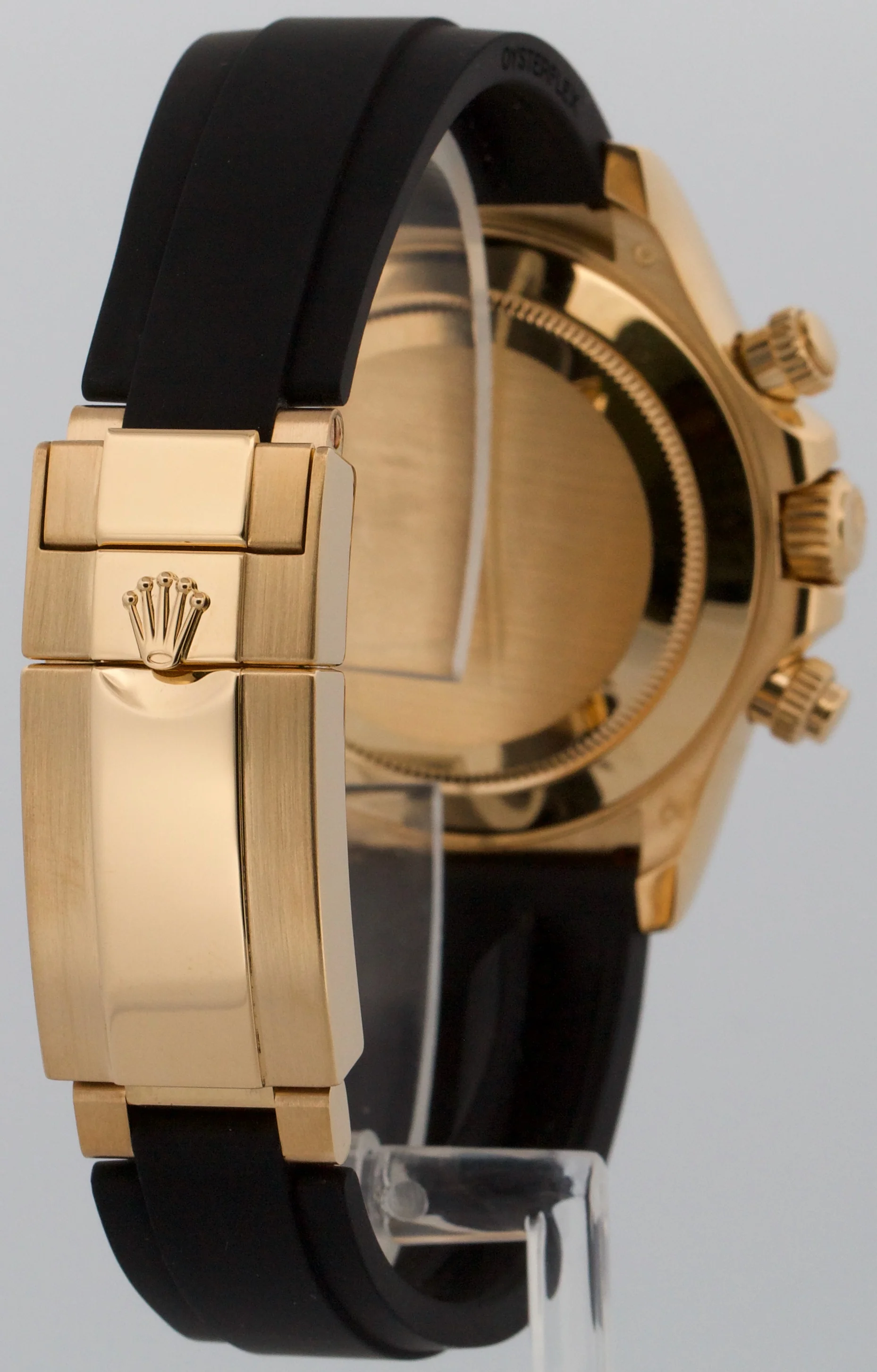 Rolex Daytona Cosmograph WHITE 18K Yellow Gold Oysterflex 116518 LN Watch BOX - Image 6