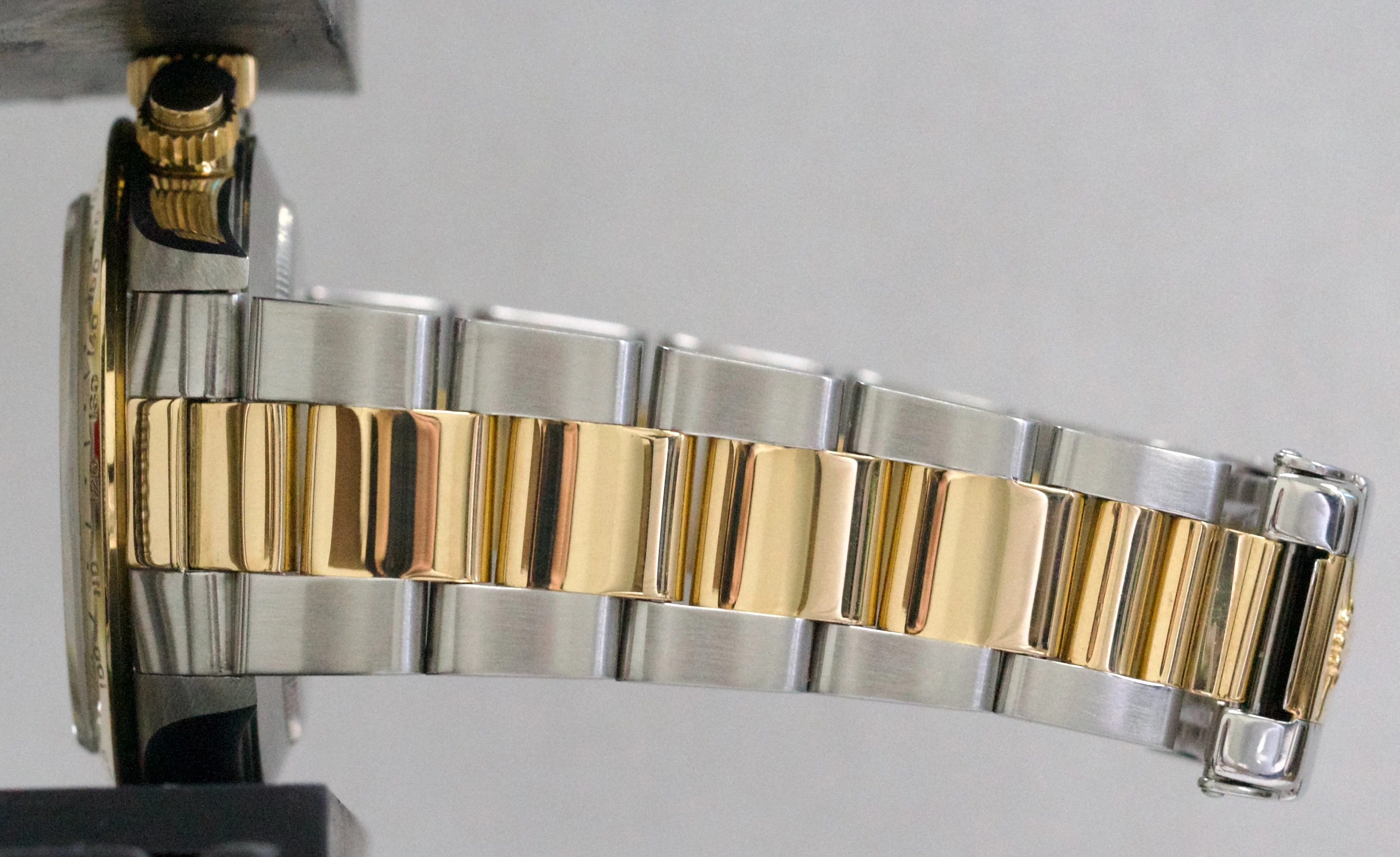 Rolex Daytona Cosmograph ZENITH Black Two-Tone 18K Yellow Gold Steel Watch 16523 - Image 10
