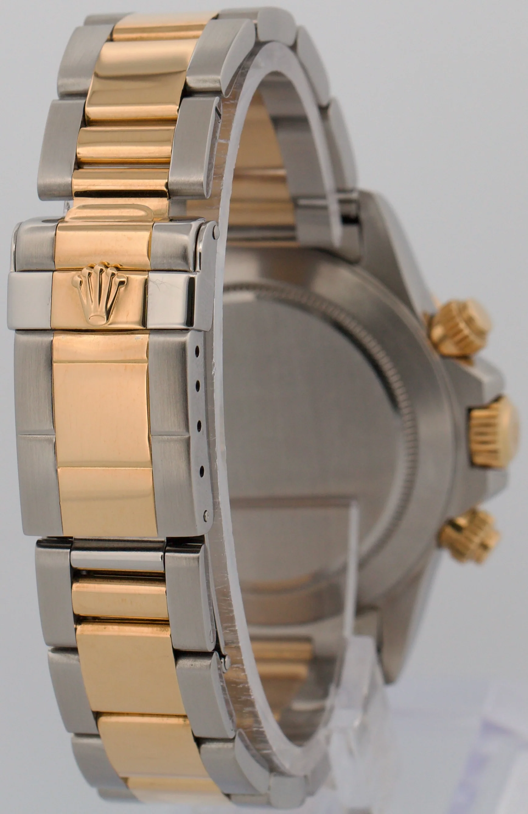 Rolex Daytona Cosmograph ZENITH Black Two-Tone 18K Yellow Gold Steel Watch 16523 - Image 6