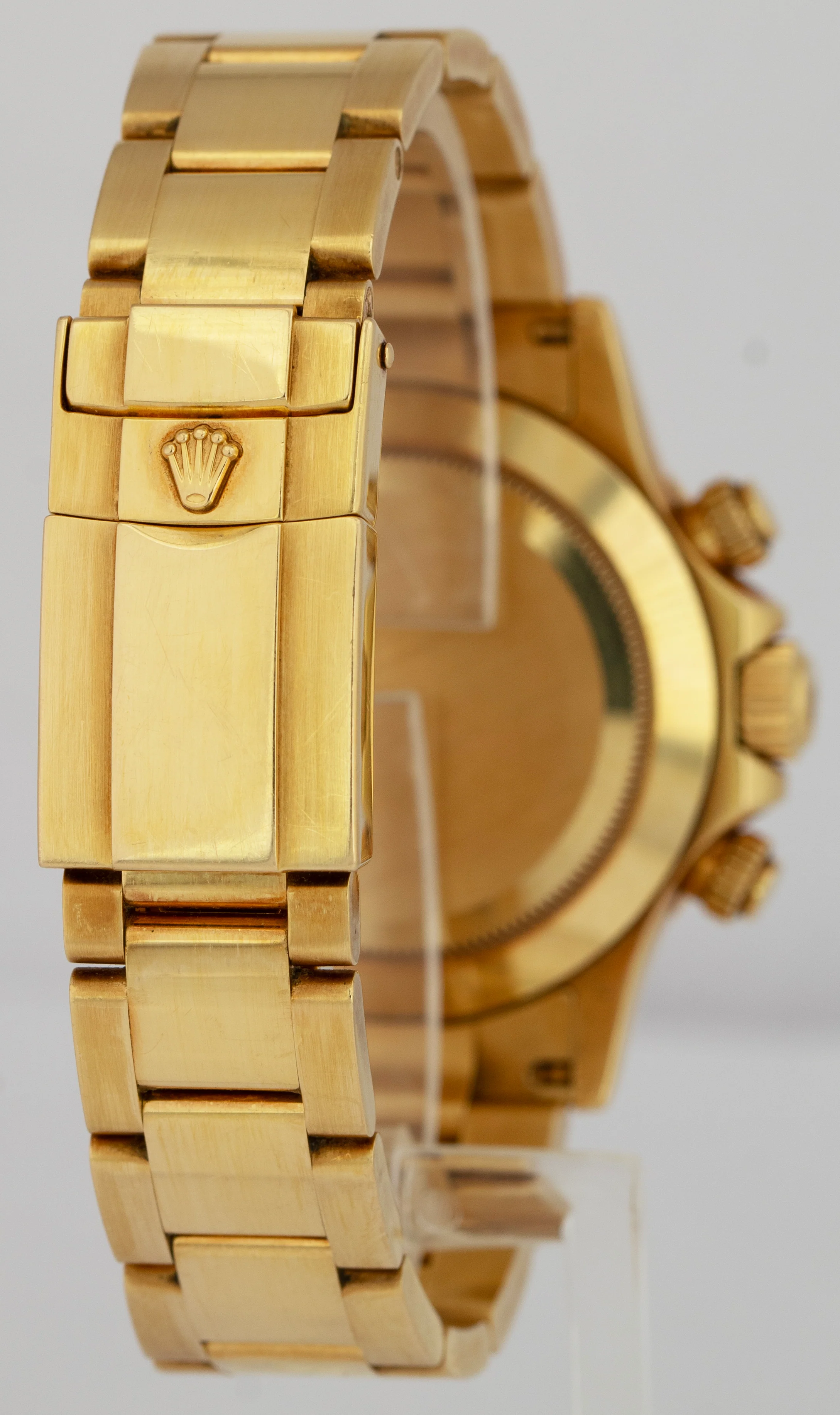 Rolex Daytona FACTORY DIAMOND RUBY PAVE 40mm Yellow Gold 116528 Watch BOX PAPERS - Image 7