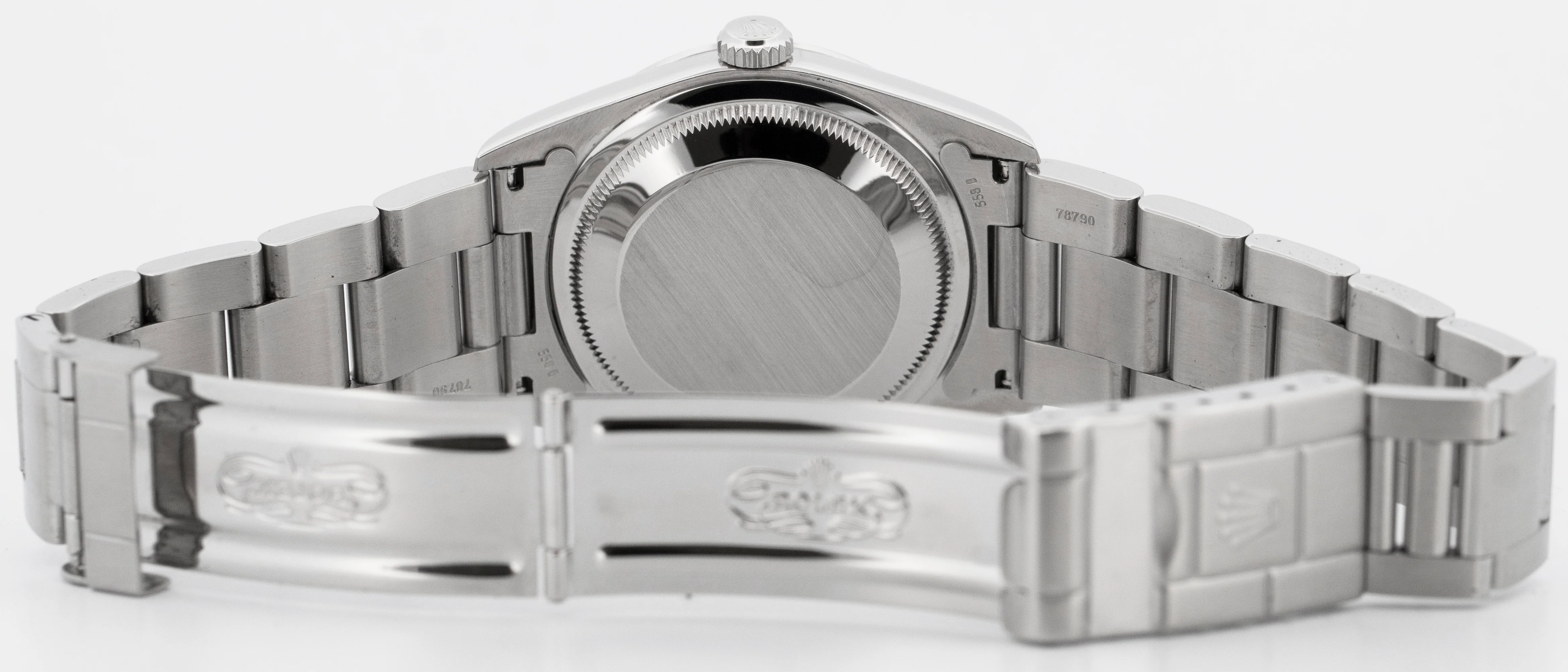 Rolex Explorer I 36mm Black Stainless Steel Oyster NO-HOLES 3-6-9 Watch 14270 - Image 8