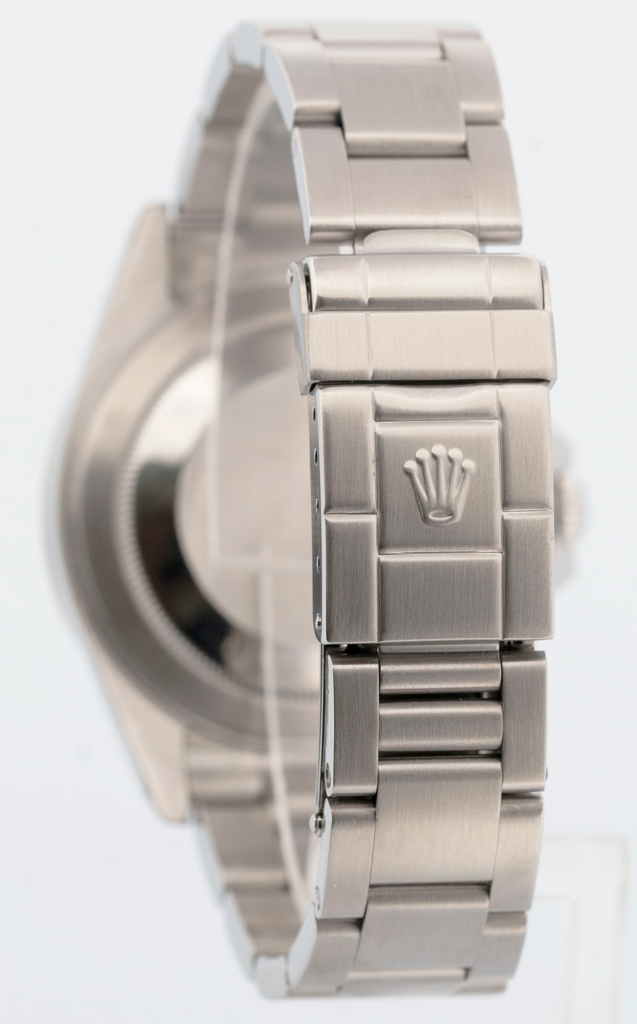 Rolex Explorer II Black 16570 SOLID END LINK 40mm Red GMT Stainless Steel Watch - Image 5