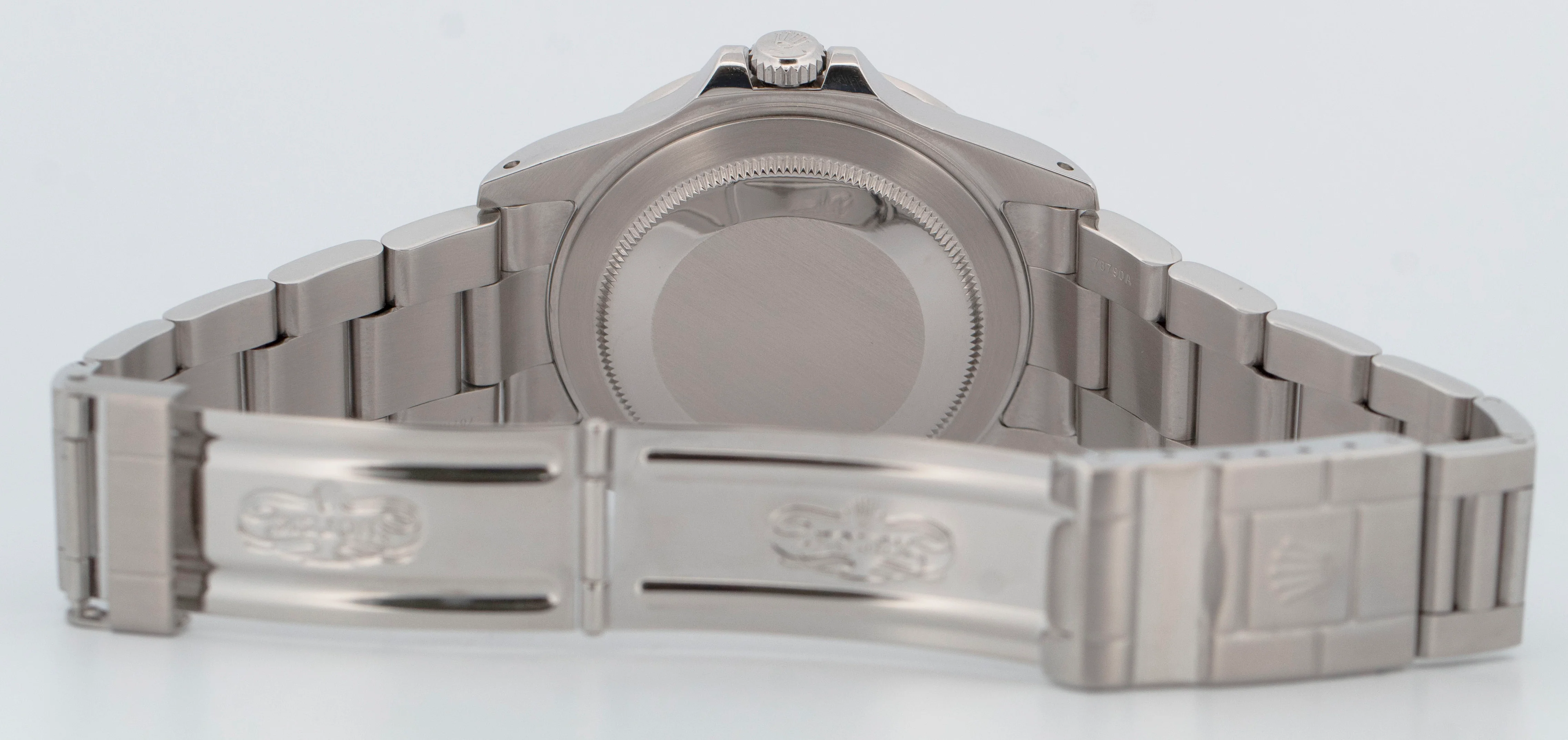 Rolex Explorer II Black 16570 SOLID END LINK 40mm Red GMT Stainless Steel Watch - Image 8