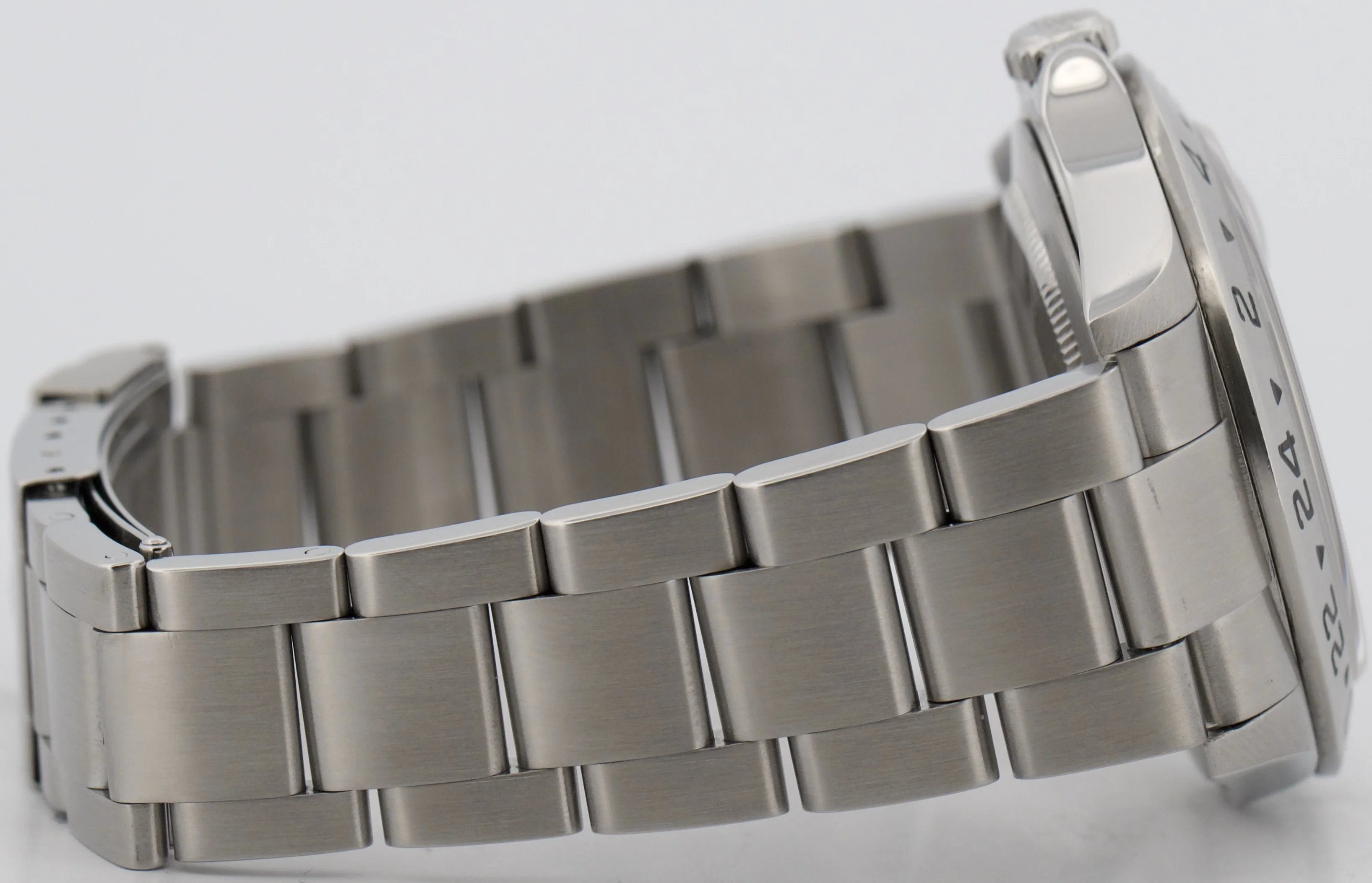 Rolex Explorer II POLAR WHITE Stainless Steel NO-HOLES 40mm Oyster 16570 Watch - Image 8
